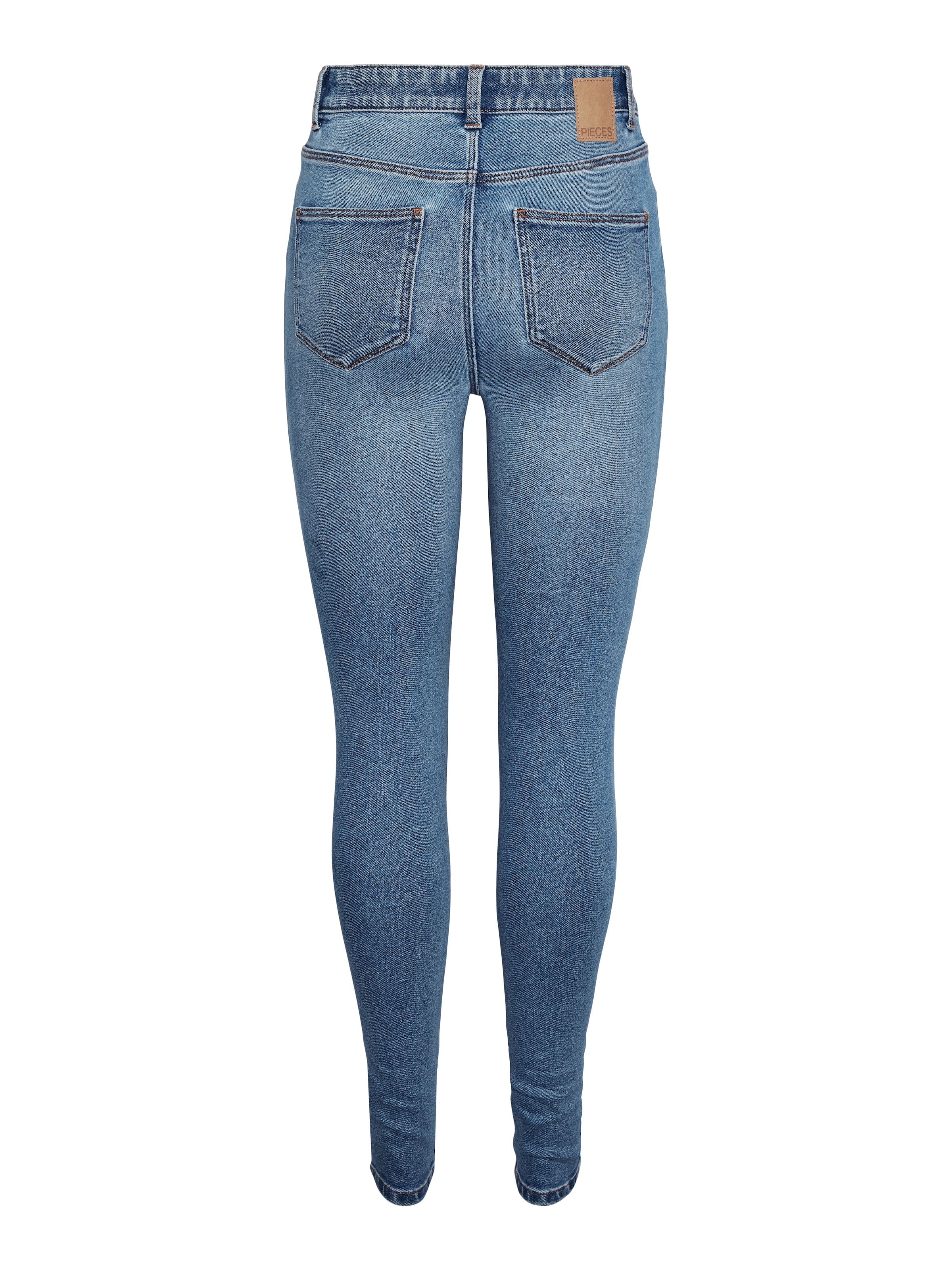 pieces Skinny-fit-Jeans »PCDANA HW DEST SKINNY JNS MB402 NOOS BC«, mit Destroyed Effekt