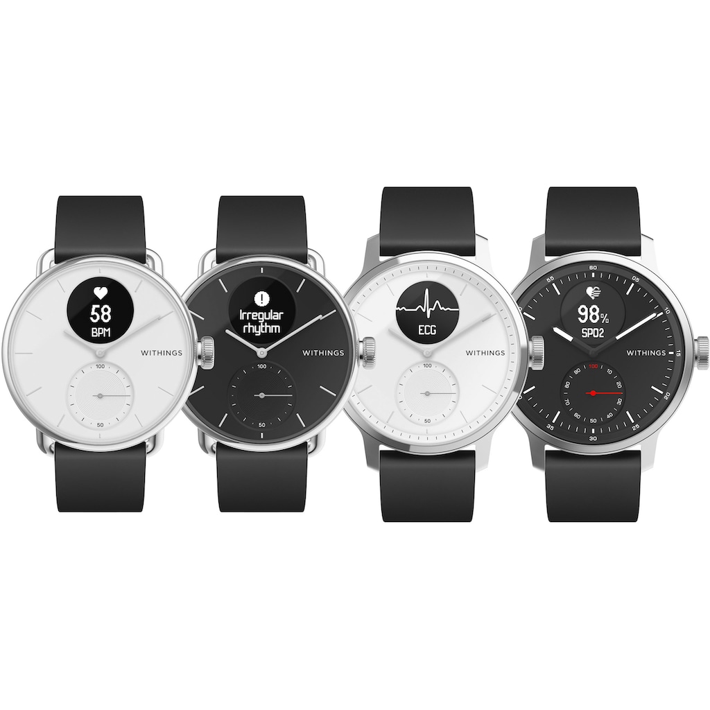 Withings Smartwatch »ScanWatch (42mm)«, (Proprietär)