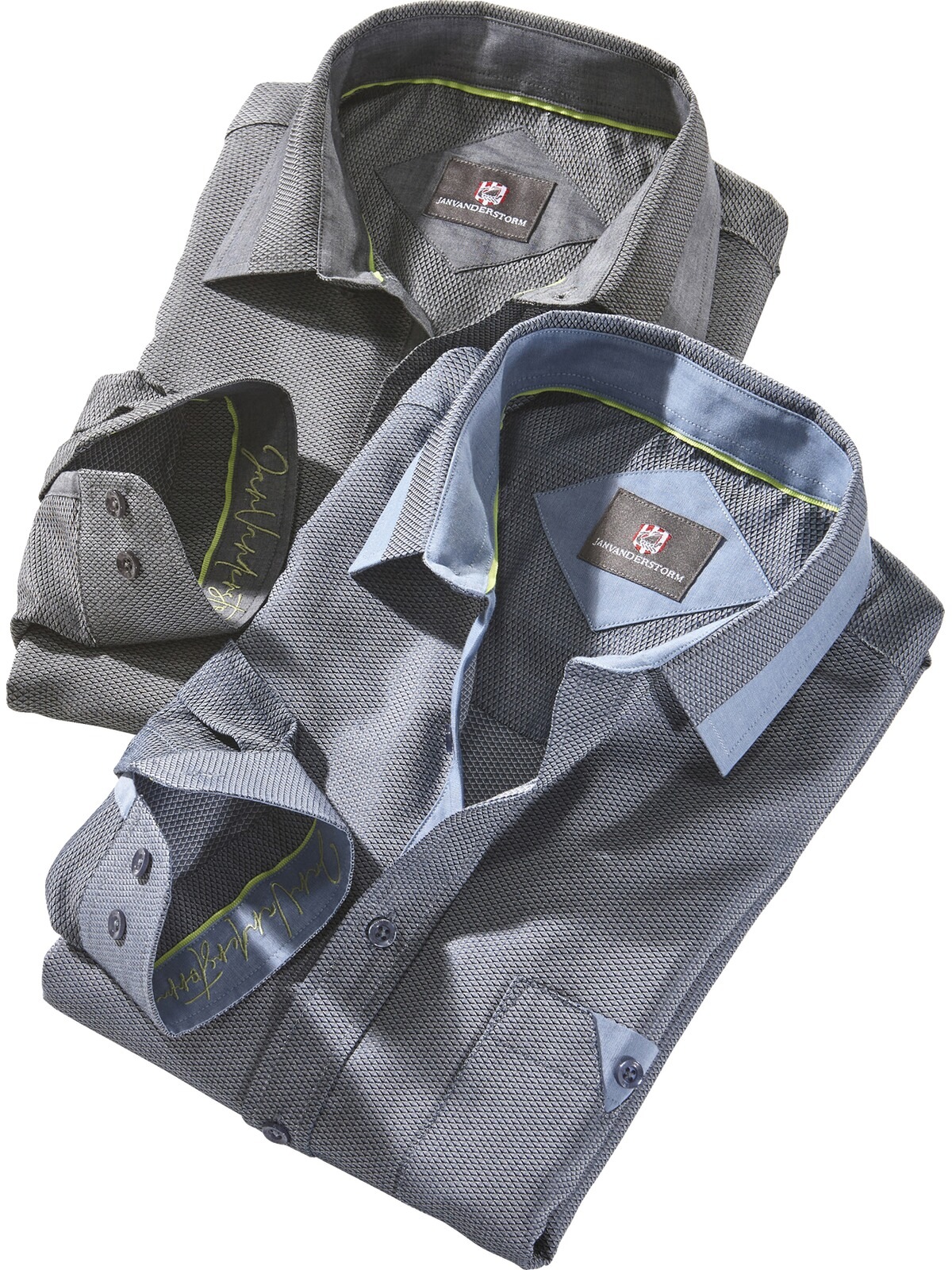 Jan Vanderstorm Langarmhemd »Doppelpack Hemd JORLAND«