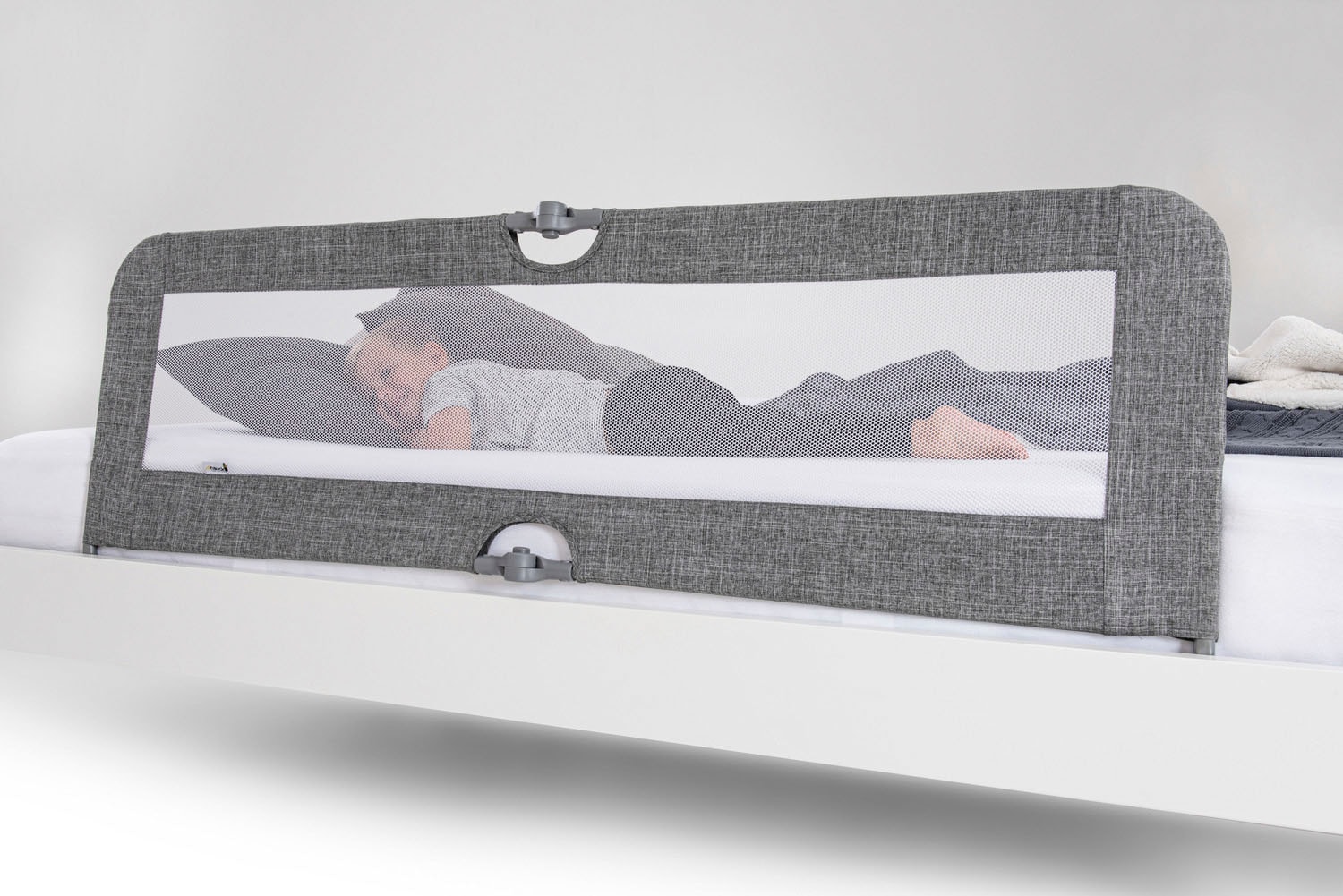 Hauck Bettschutzgitter »Sleep N Safe Plus XL -  melange grey«