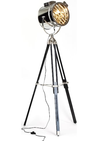 Brilliant Leuchten Stehlampe »CINE«, 1 flammig-flammig, dreibeinig schwarz/chrom, E27... kaufen