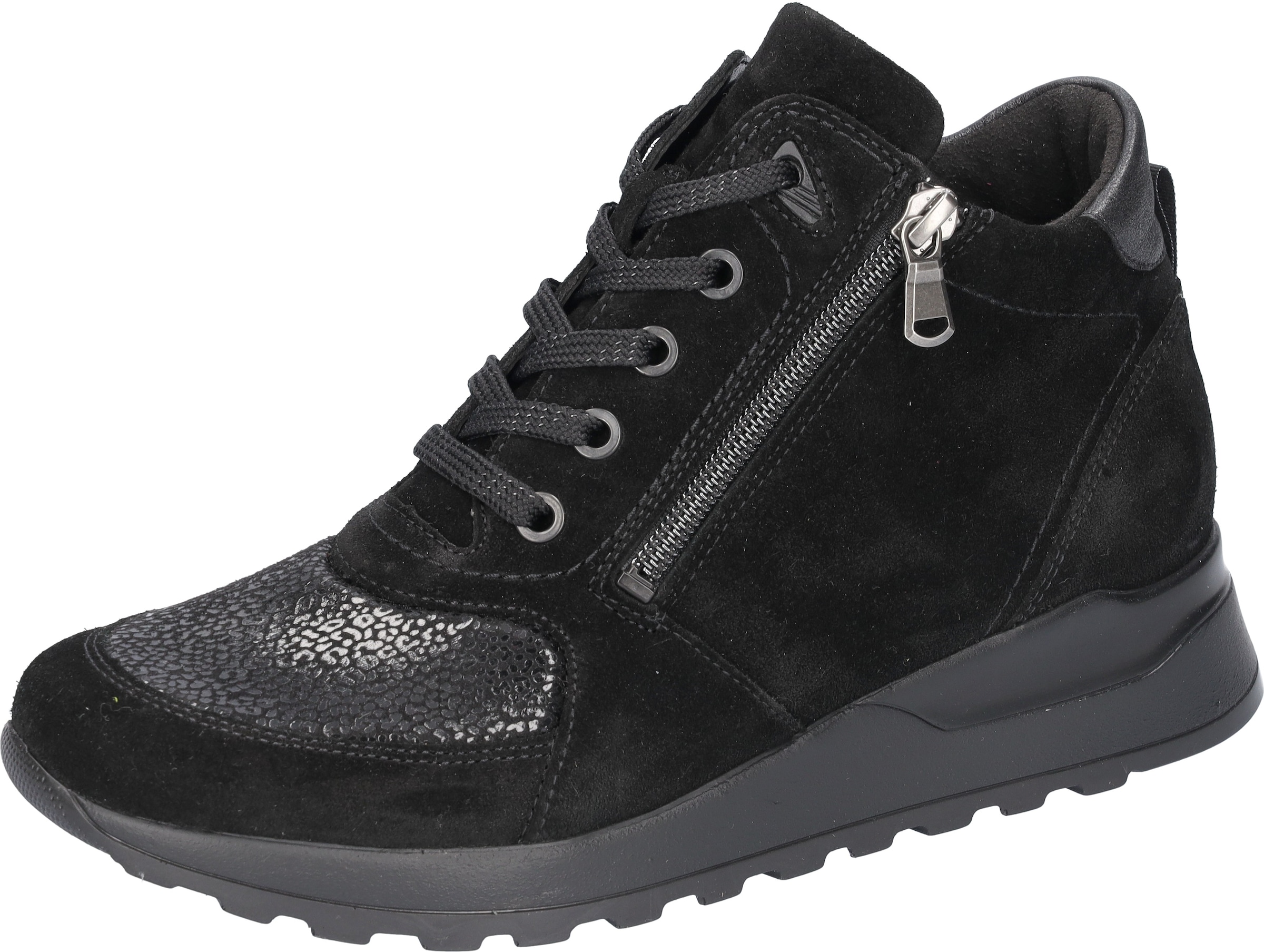 Waldläufer Schnürboots »HIROKO Soft«, Keilboots, Komfortschuh, Bequemschuh mit Orthotritt, G-Weite