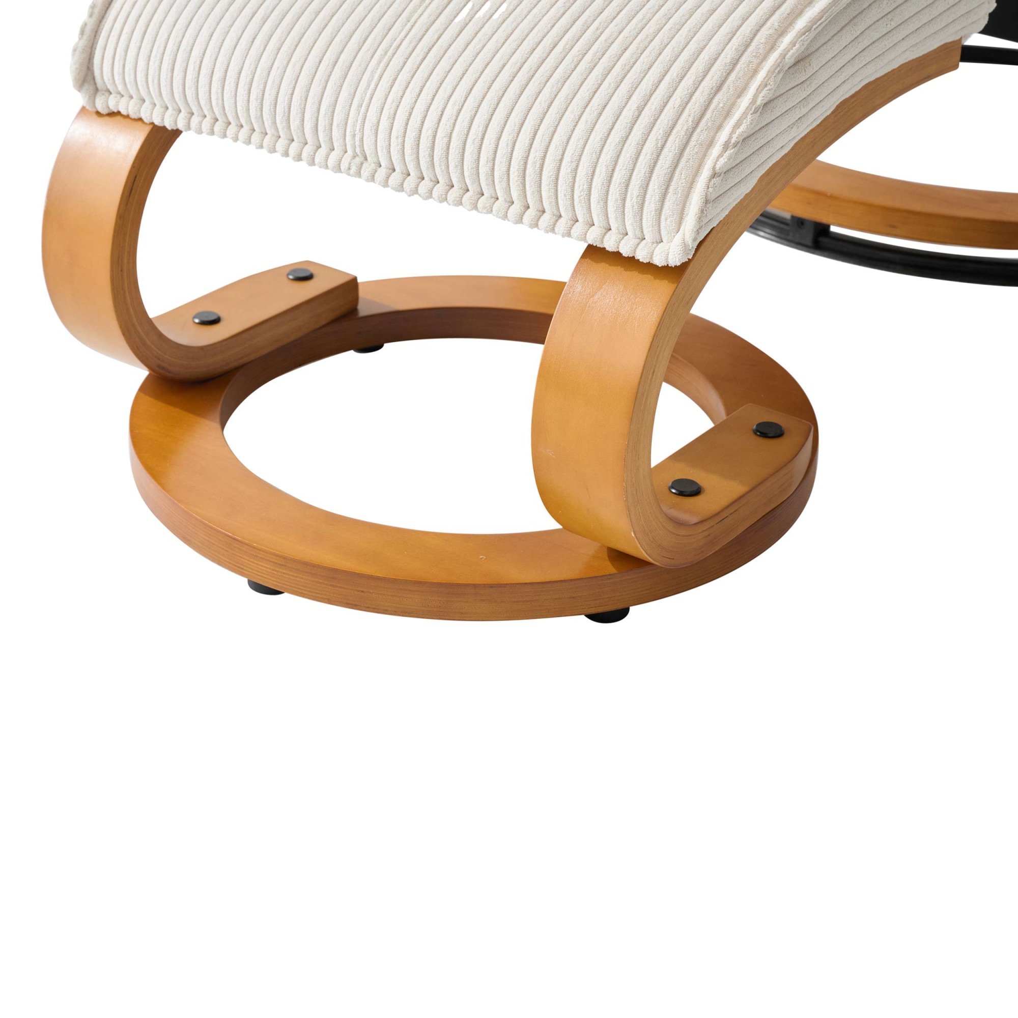 OTTO home Relaxsessel »mit Hocker PARIS neu: Cord - OTTO. Verlässliche Qualität.« bestehend aus Sessel und Hocker,  manuelle Relaxfunktion mit Drehfunktion, neu: Cord-Bezug