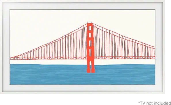 Samsung Rahmen »50" Frame Rahmen Modern Weiß (2021)«