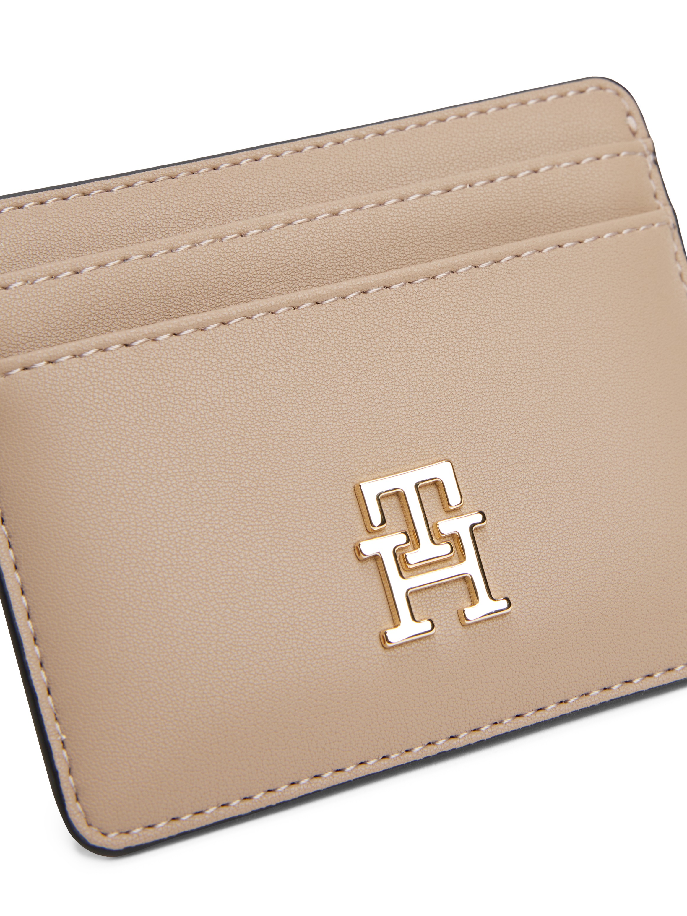 Tommy Hilfiger Kartenetui »TH FEMININE CC HOLDER«, Portemonnai, Geldbörse mit edlem TH-Schmuckelement