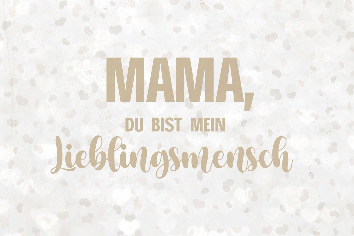 queence Metallbild »Lieblingsmensch Mama«, Schriftzüge-Schriftzug, (1 St.), Stahlschild, Blechschild, Sprüche, Texte, Lieblingsmensch, Mama