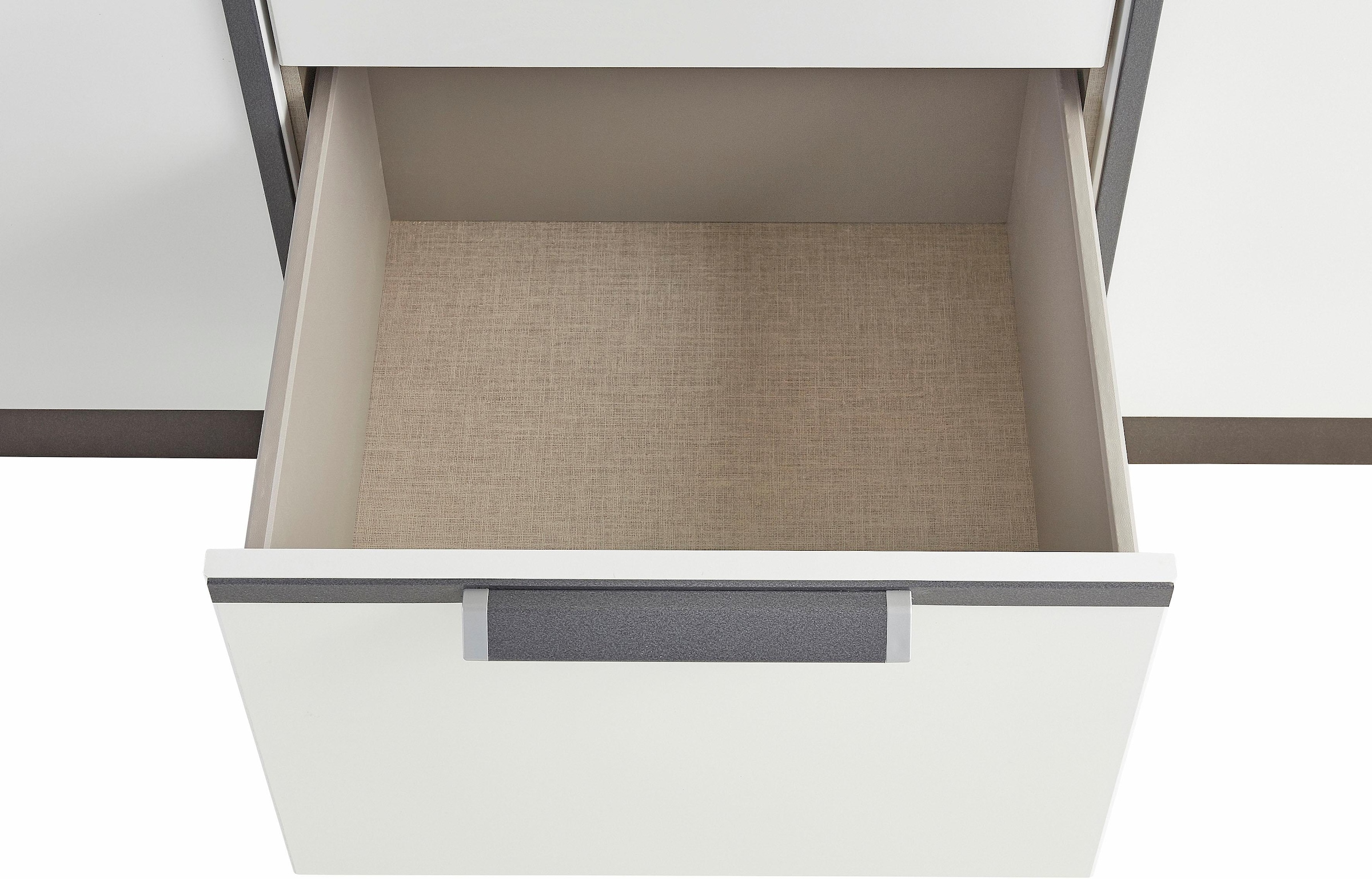 rauch Kleiderschrank »Schrank Drehtürenschrank Garderobe Ankleide Schlafzimmer ESSENSA« Breiten: 136/181/226/271 cm, Höhen 210/229 cm,  voll aufgelegte Spiegeltüren, 2 große Schubladen MADE IN GERMANY