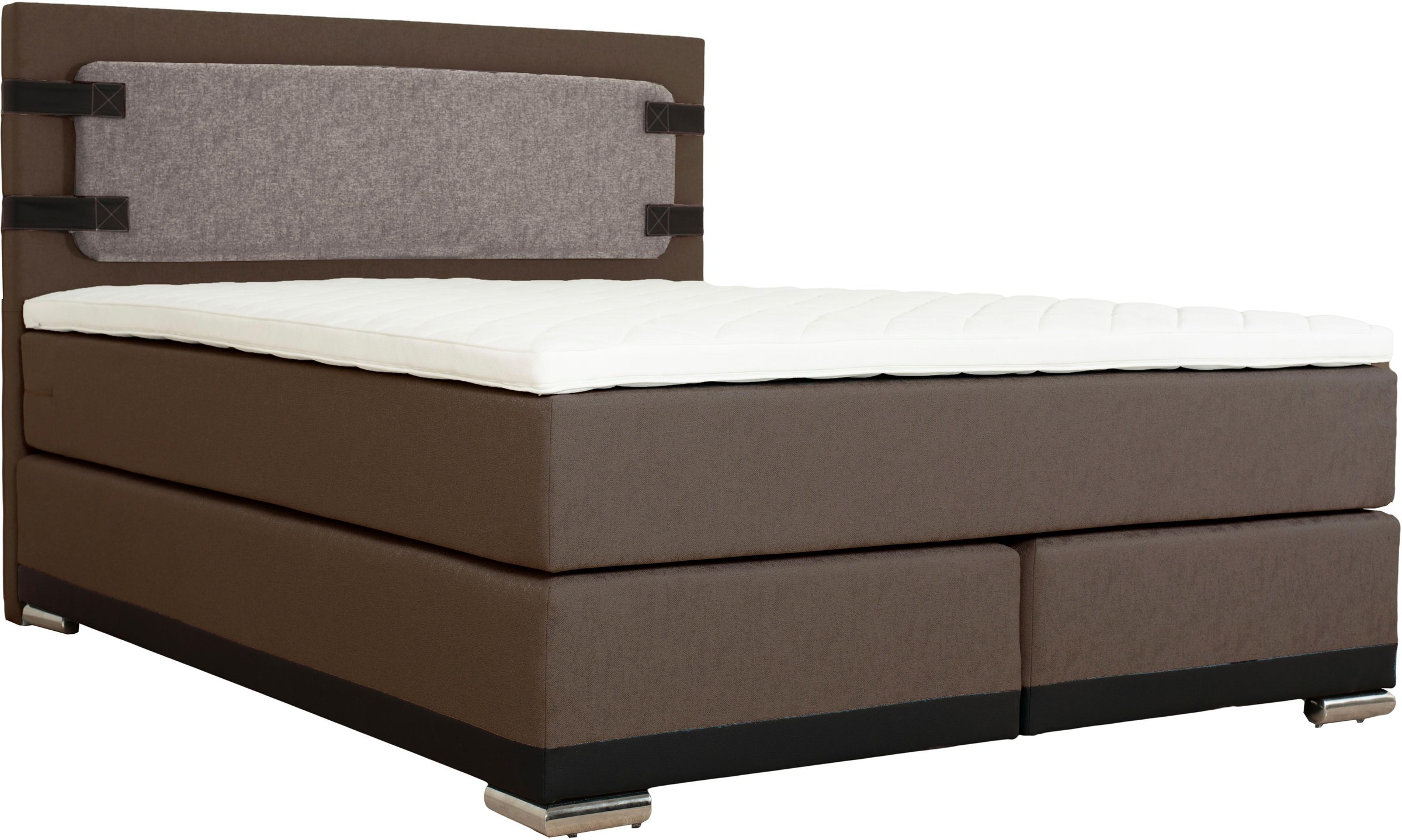 Home affaire Boxspringbett »Strada« incl. Topper, 3 Breiten, 3 Härtegrad-Ausführungen