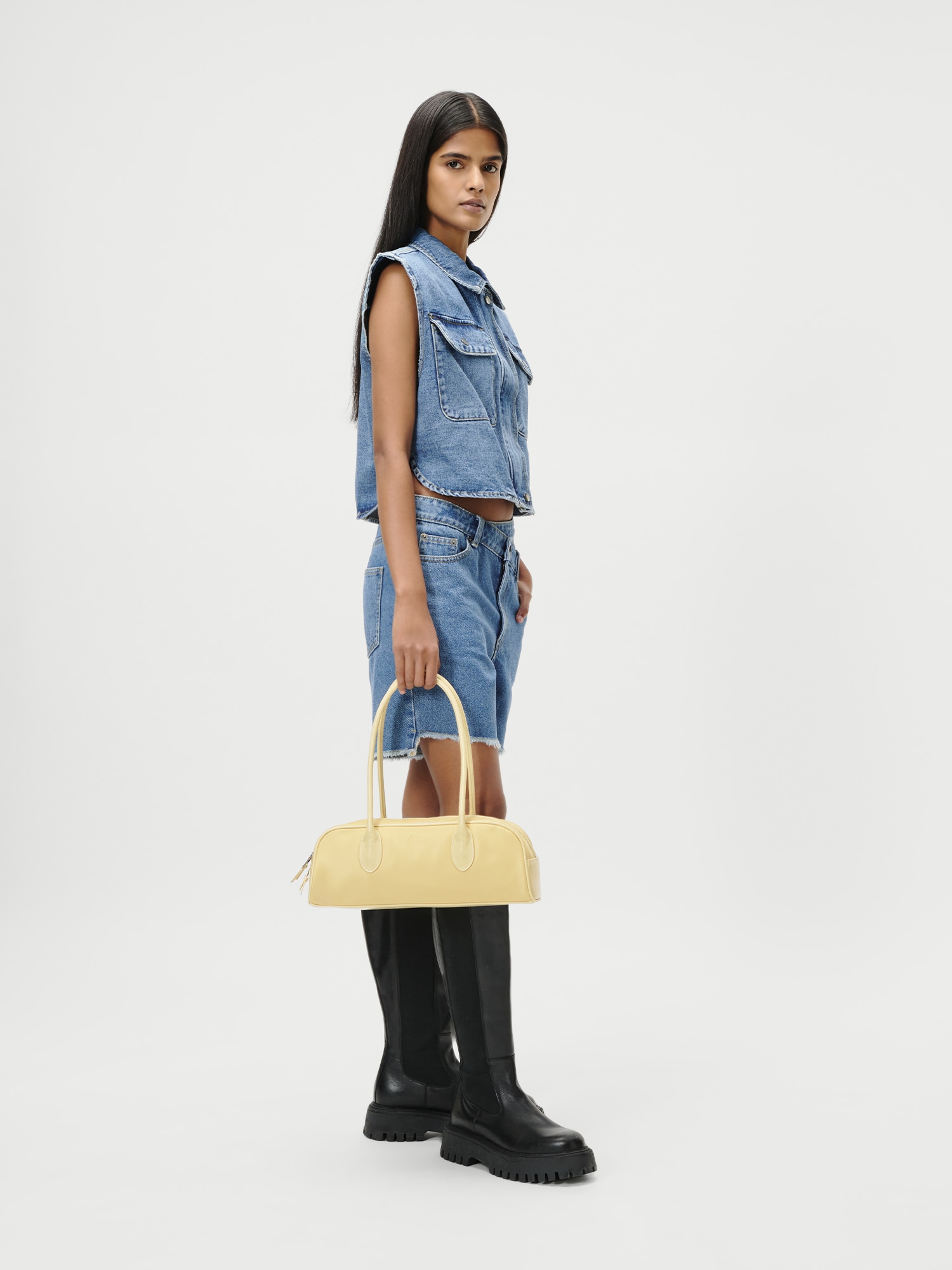 LeGer Schultertasche »Frauke Bag« Damen Tragetasche mit doppelten Tragegriffen