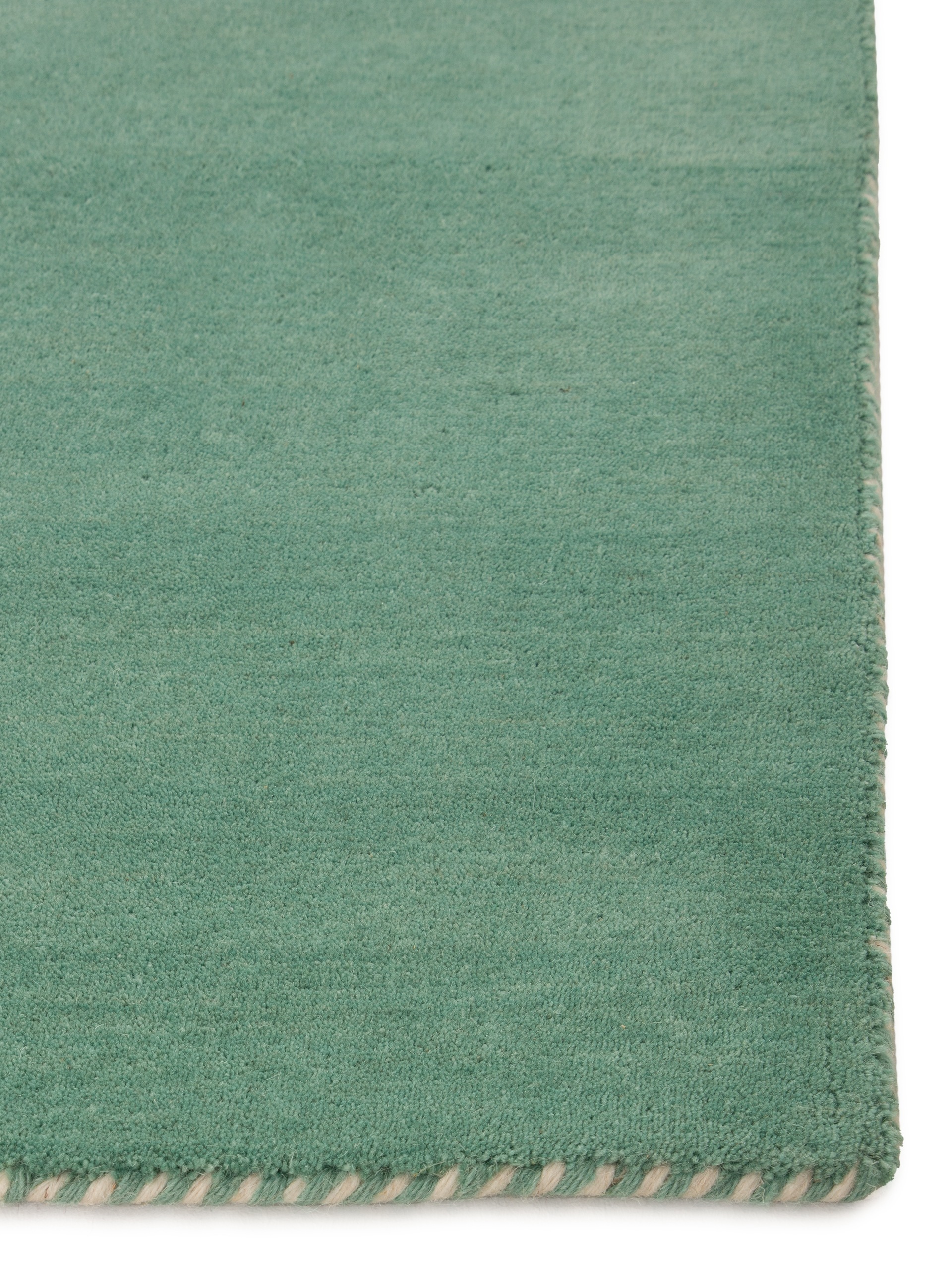 carpetfine Wollteppich »Gabbeh Lola Uni«, rechteckig, 14 mm Höhe, mit natürlichem Pflanzenmaterial von Hand gewebt, auch in Rund