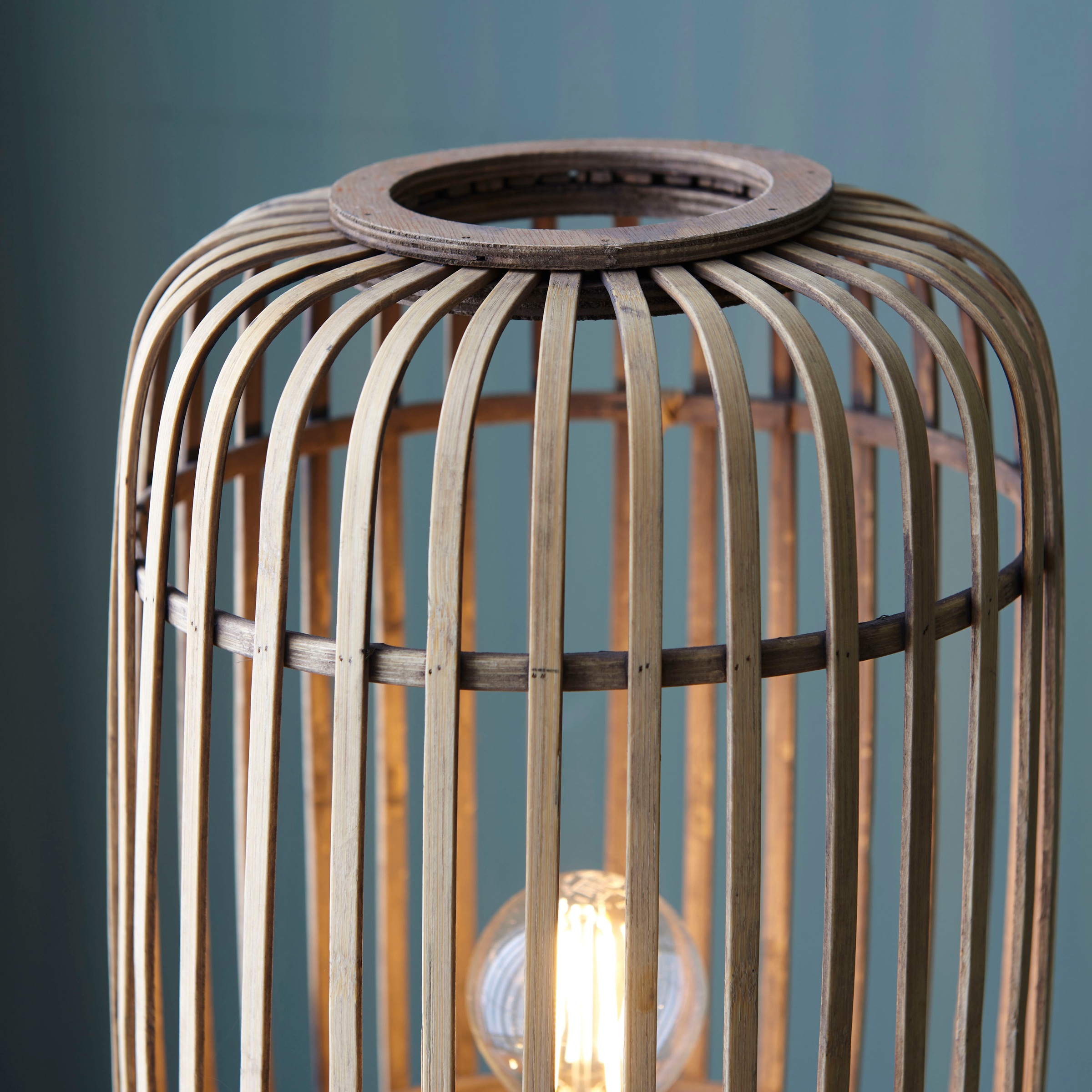 Brilliant Stehlampe »Woodrow«, 1 Bambus/Metall, 45 Höhe, flammig-flammig, Jahren Dreibein, cm, 3 XXL kaufen 130 cm Garantie mit E27, | Ã˜ online hellbraun/schwarz