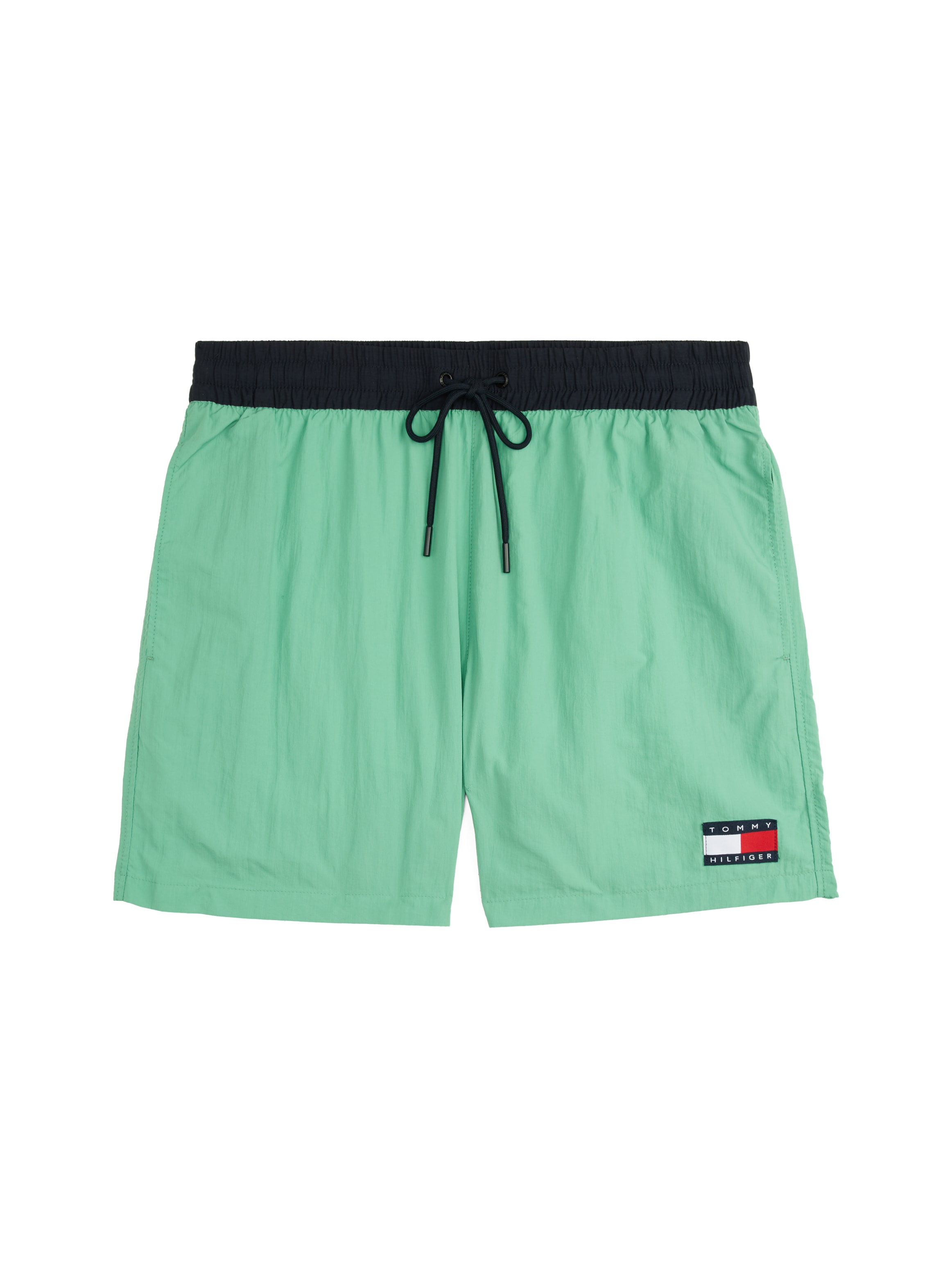 Tommy Hilfiger Swimwear Badeshorts »MEDIUM DRAWSTRING«, mit Logo-Patch, mit kontrastfarbenem Bund