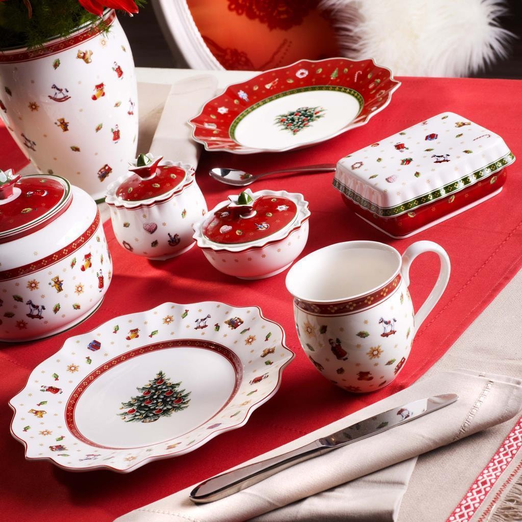 Villeroy & Boch Geschirr-Set »Kaffeeservice Toy's Delight 18er Set weiß« Mikrowellengeeignet