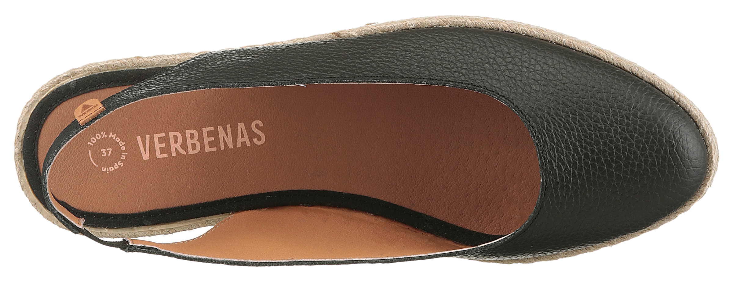 VERBENAS Slingsandale »Kiara Nucleo«, Sommerschuh, Slingsandale, Slipper, Schlupfschuh mit Juterahmen