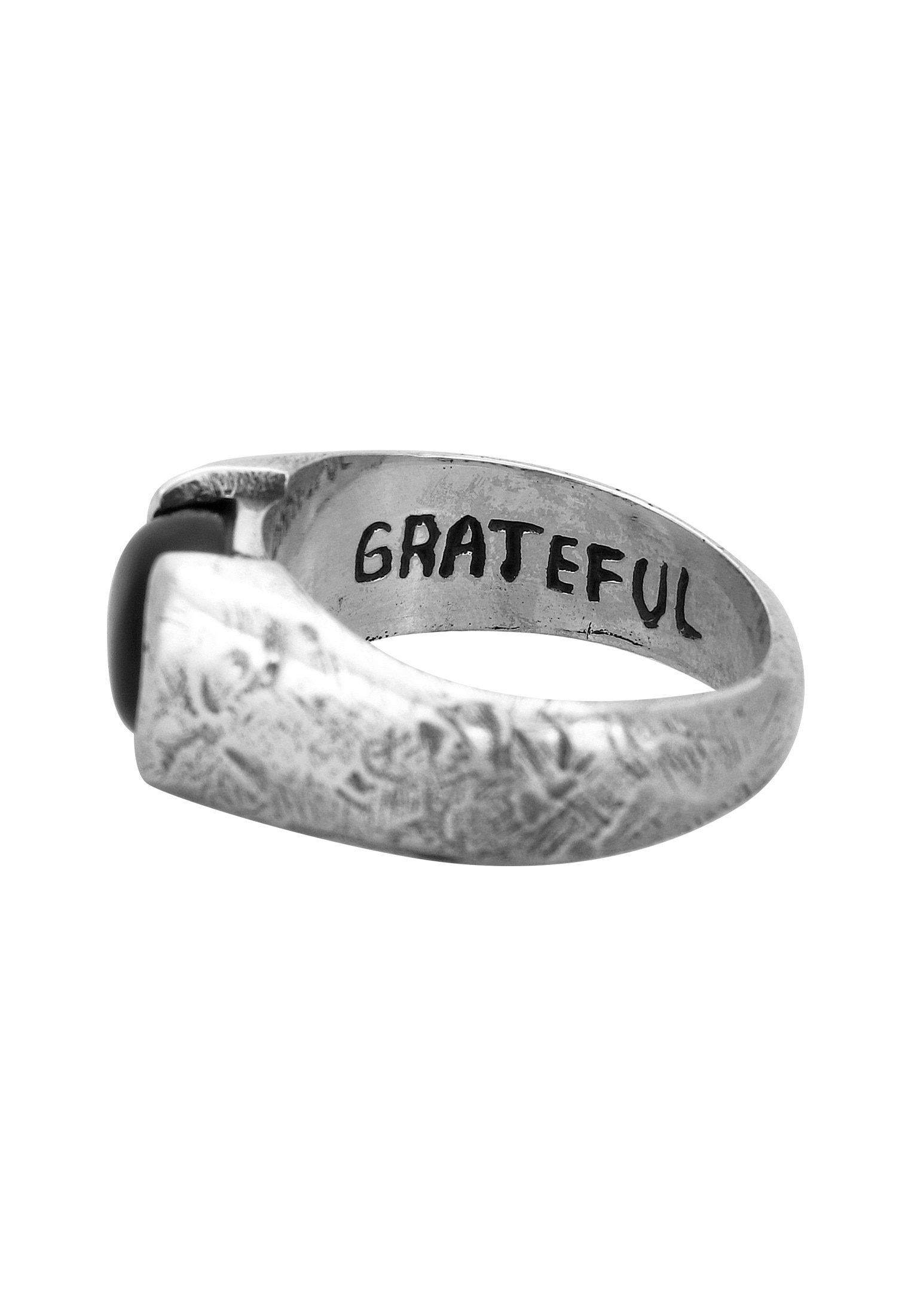 HAZE & GLORY Silberring »Ring Liberty - Schwarzer Onyx 925 Silber«