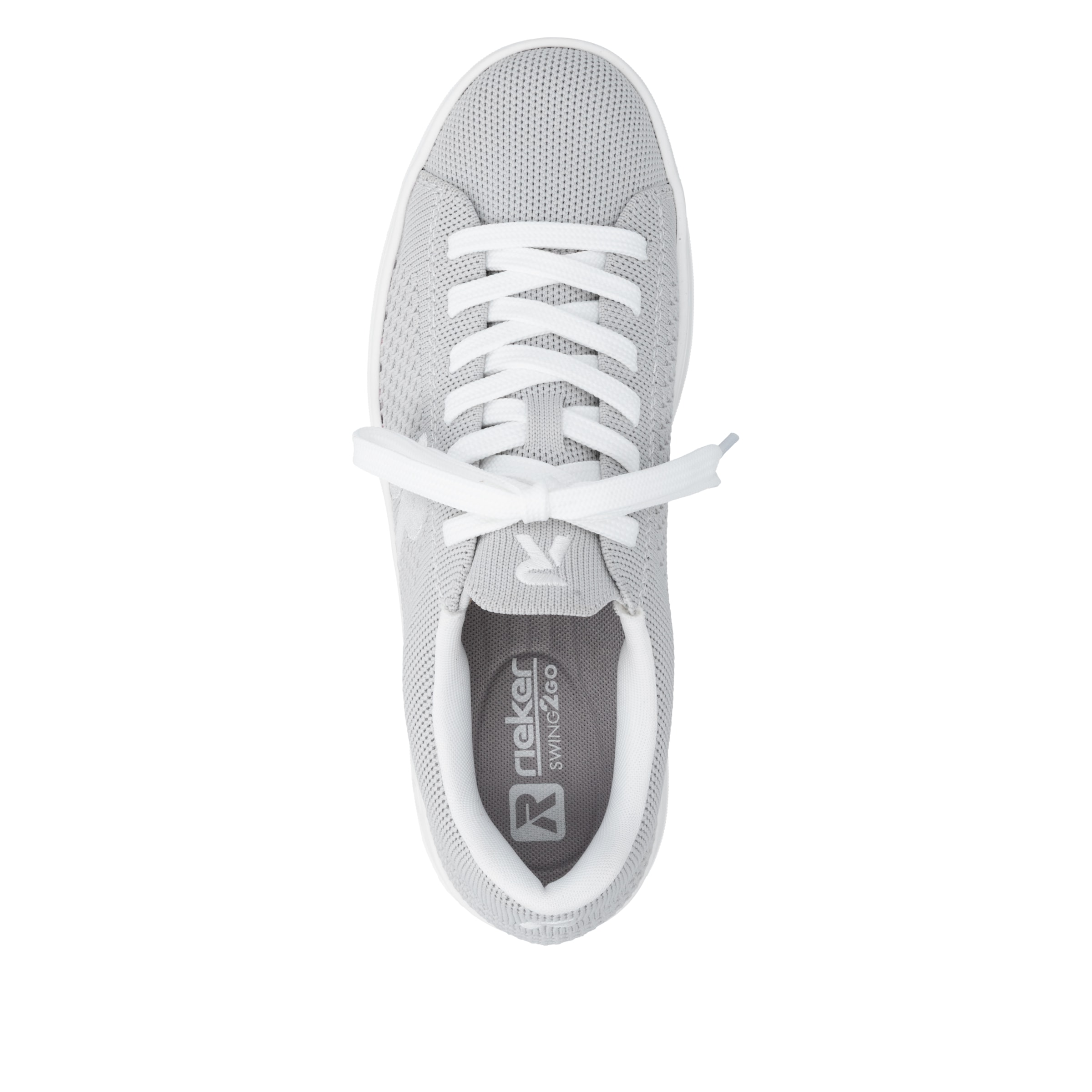 RIEKER Sport Plateausneaker  Slip-on Sneaker, Halbschuh, Freizeitsneaker mit aufgesetzter Schnürung