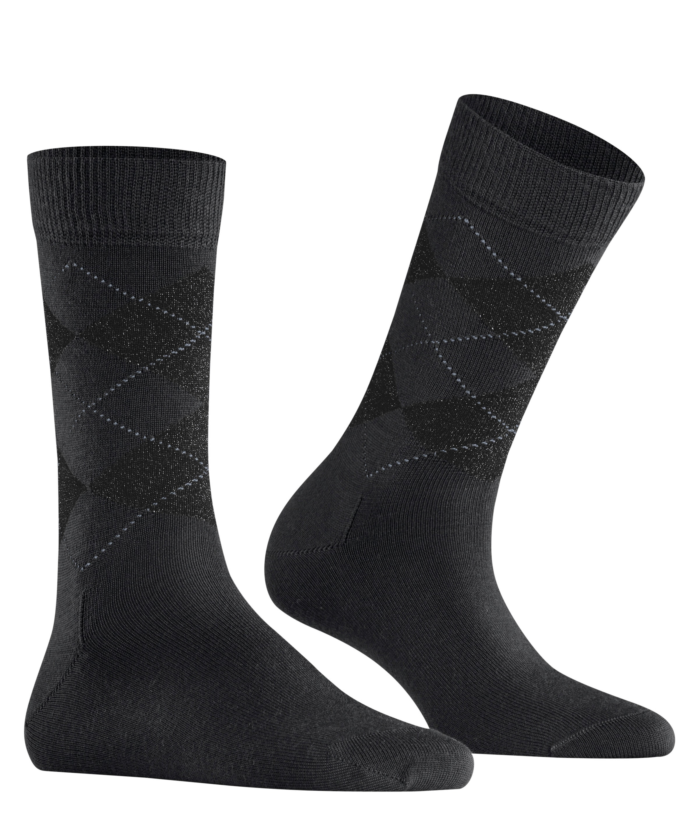 Burlington Socken »Marylebone Glitter« Einheitsgröße 36-41, Argyle-Muster, Lurex-Fäden, wärmend