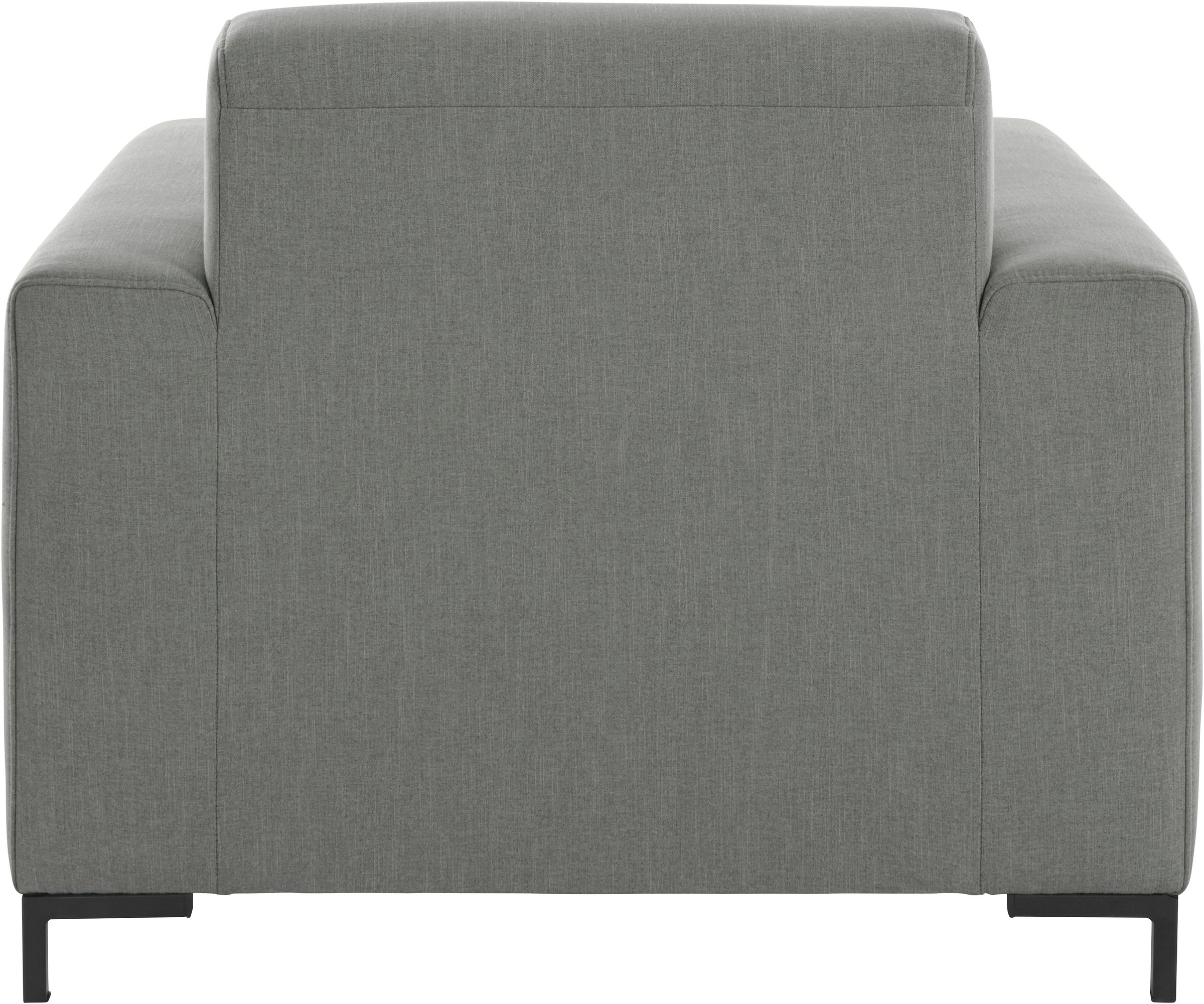 OTTO products Sessel »Grazzo«, hochwertige Stoffe aus recyceltem Material, Steppung im Sitzbereich