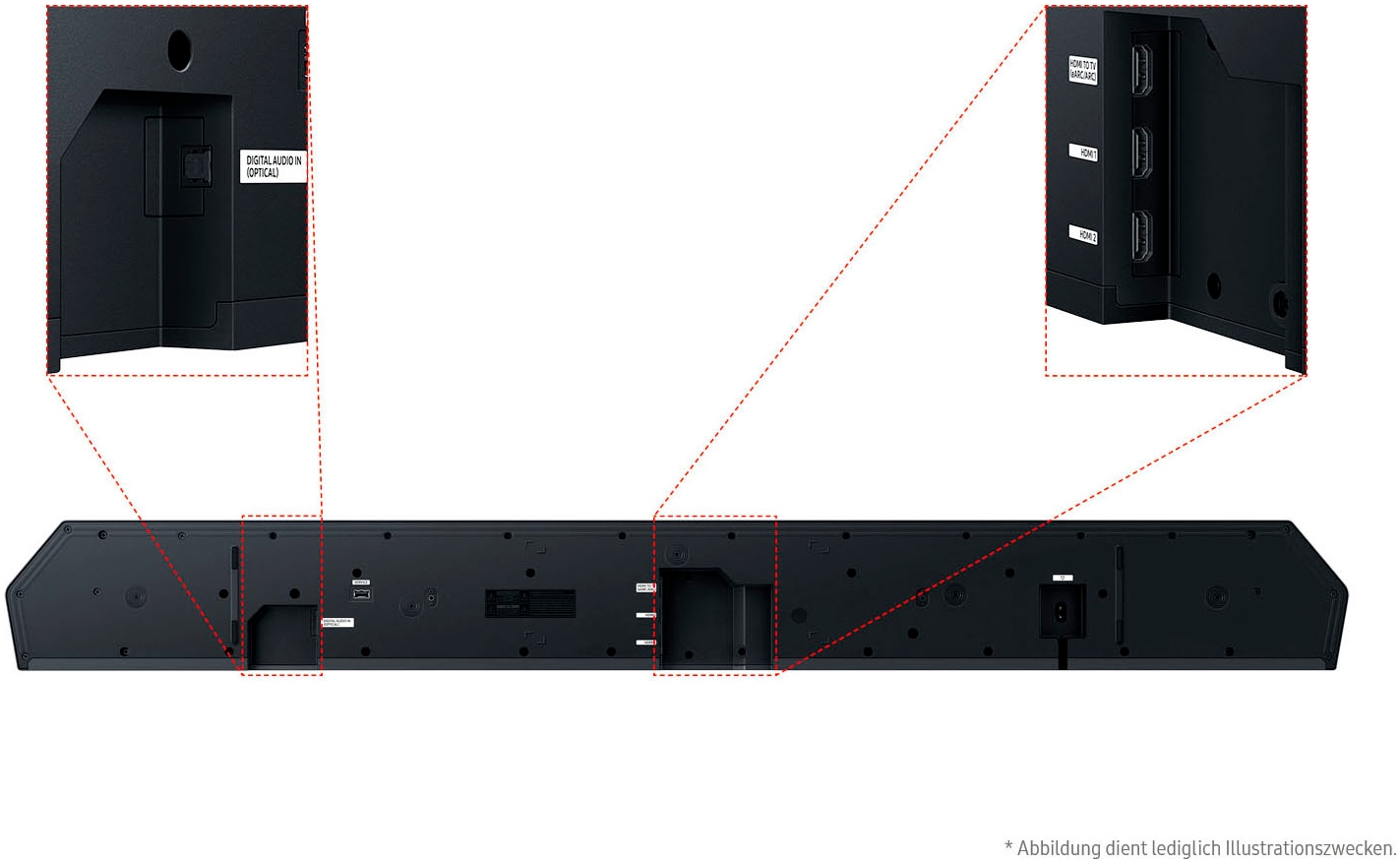 Samsung Soundbar »HW-Q995GF Q-Soundbar« 11.1.4 (Bluetooth | WLAN (WiFi) App-Steuerung | Bassregelung | Lautstärkeregelung | Pairing ) 11.1.4-Kanal Subwoofer & Rücklautsprecher, Kabellos Dolby Atmos, DTS:X