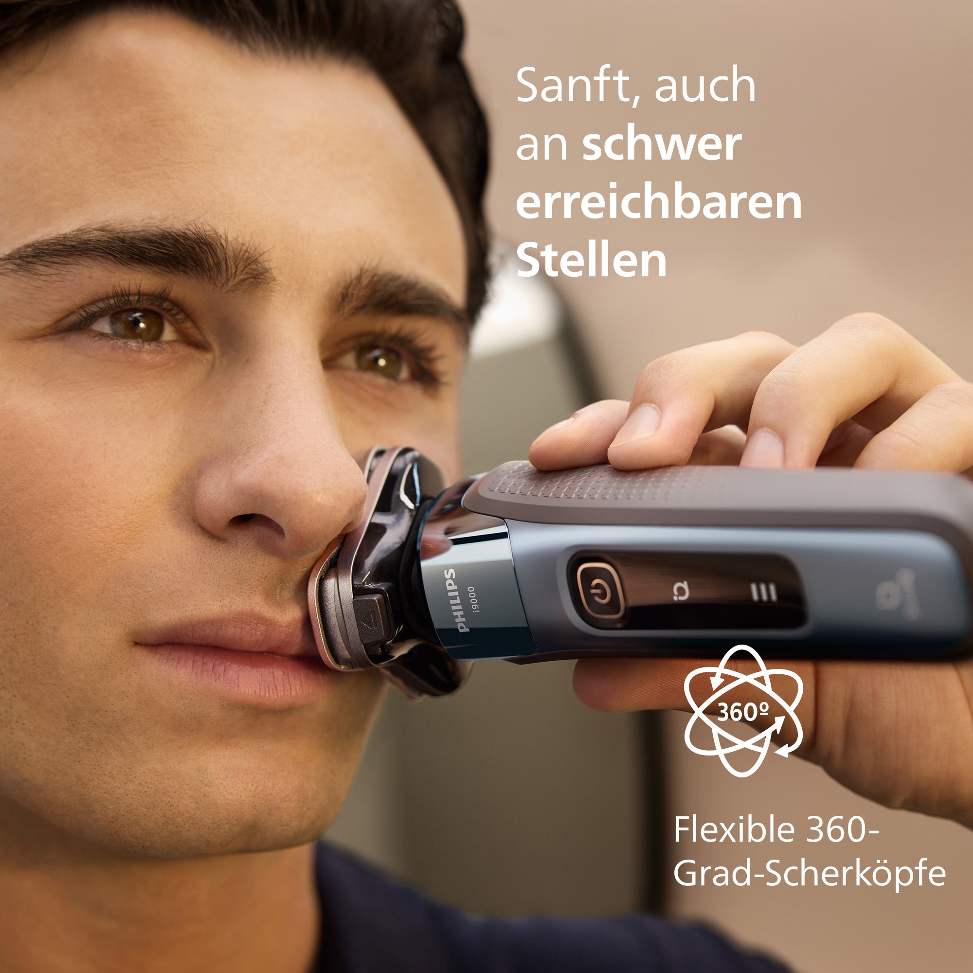 Philips Elektrorasierer »Series i9000 X9001/10«, integrierter Präzisionstrimmer, mit SkinIQ Technologie, inkl. Reiseetui
