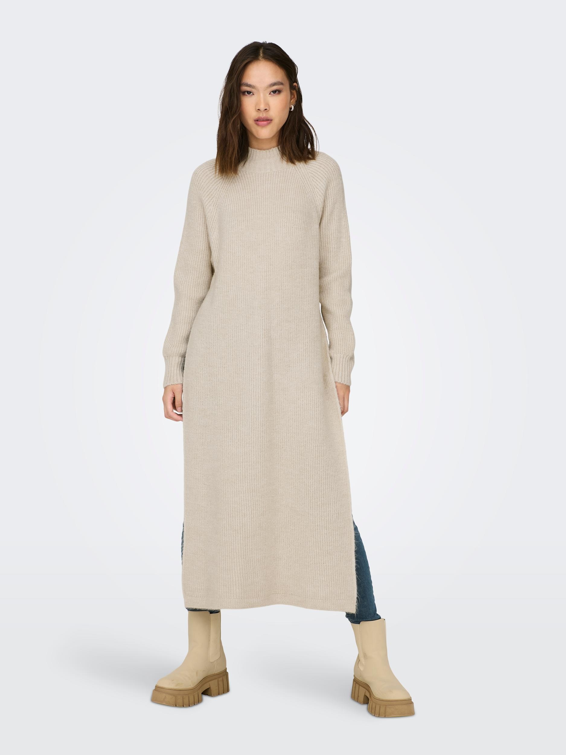 MAXI ONLY »ONLANDREA Strickkleid HIGHNECK LS KNT« CC SLIT bei