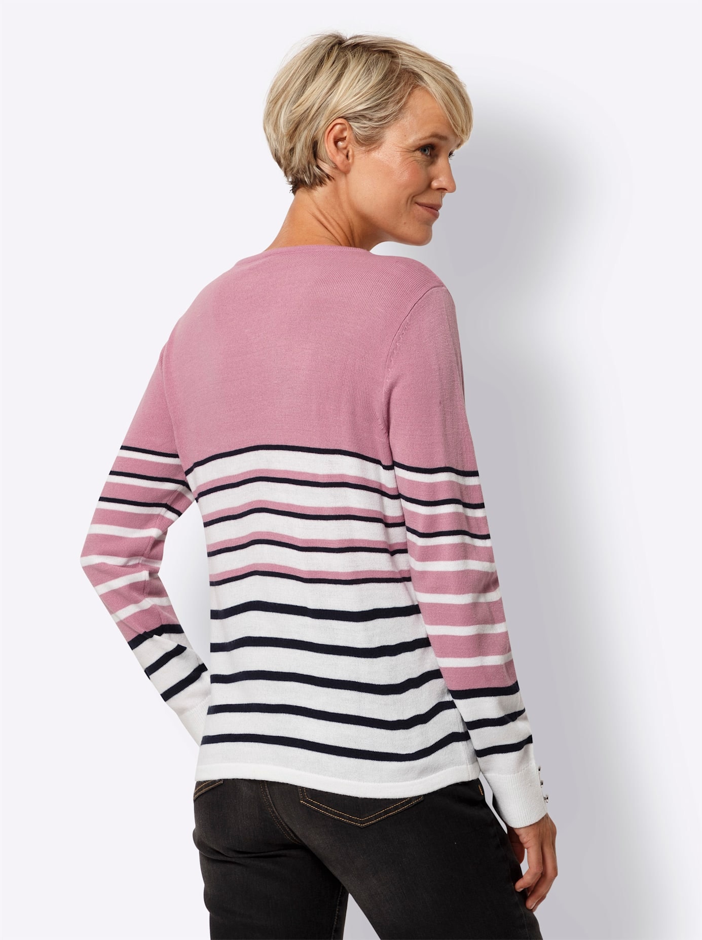 Classic Basics Streifenpullover »Langarm-Pullover«
