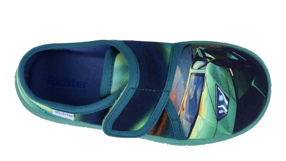 Richter Hausschuh »Mailo«  Klettschuh, Kindergartenschuh mit Größenschablone zum Download