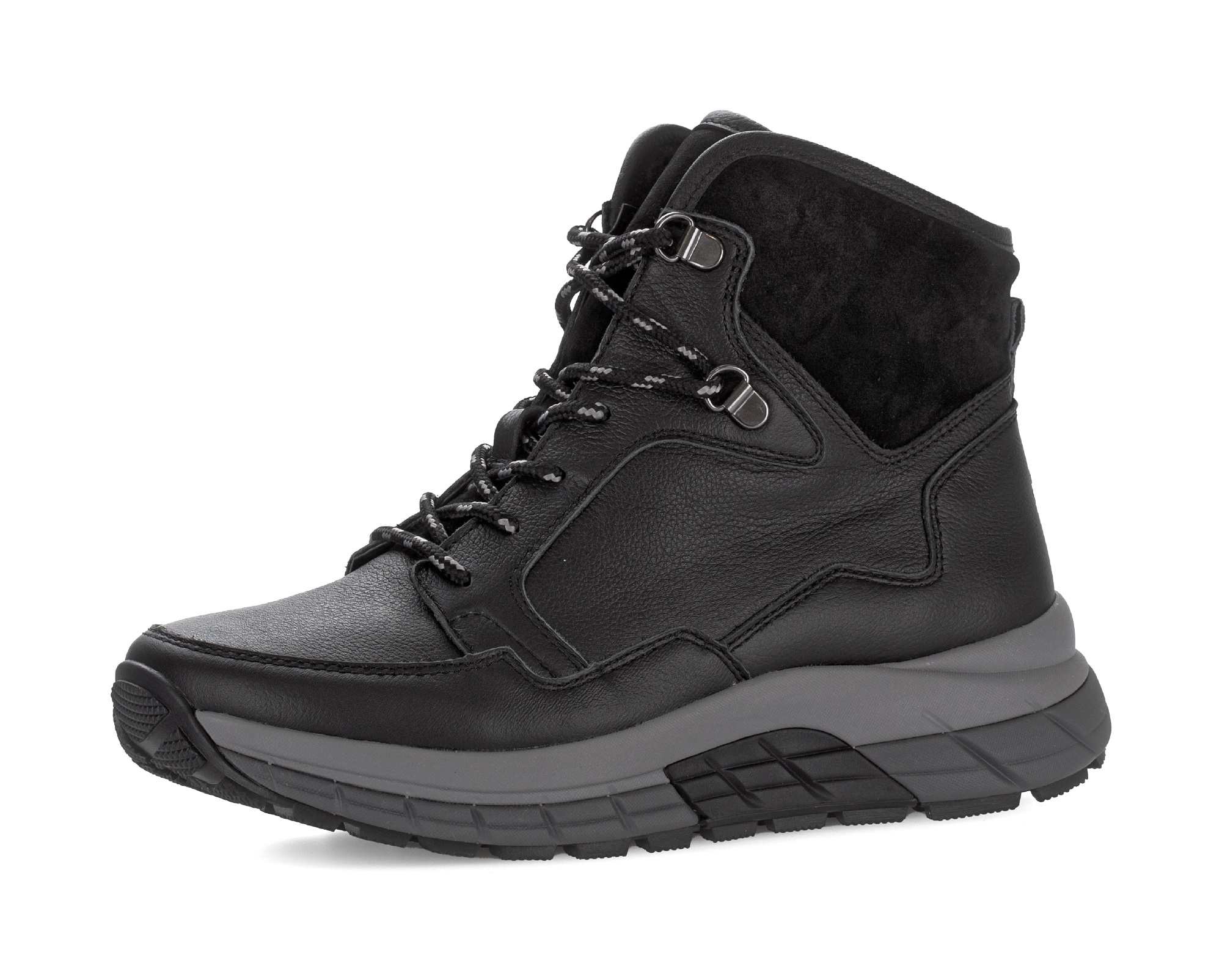 Gabor Rollingsoft Schnürboots  , Keilabsatz, Stiefelette, mit Haken, im Bergsteiger-Look