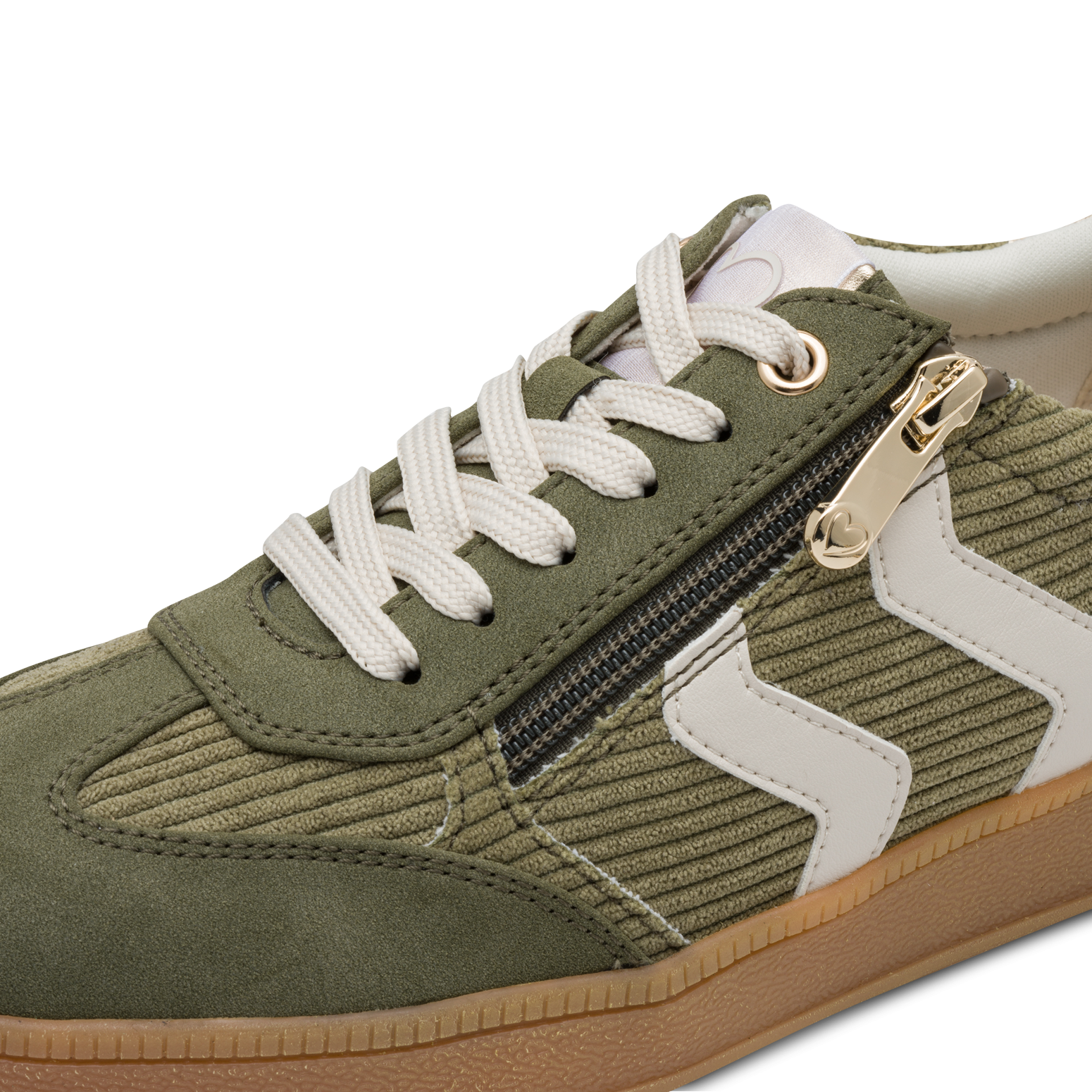 MARCO TOZZI Plateausneaker  , Freizeitschuh, Halbschuh, Schnürschuh mit Kontrastbesätzen