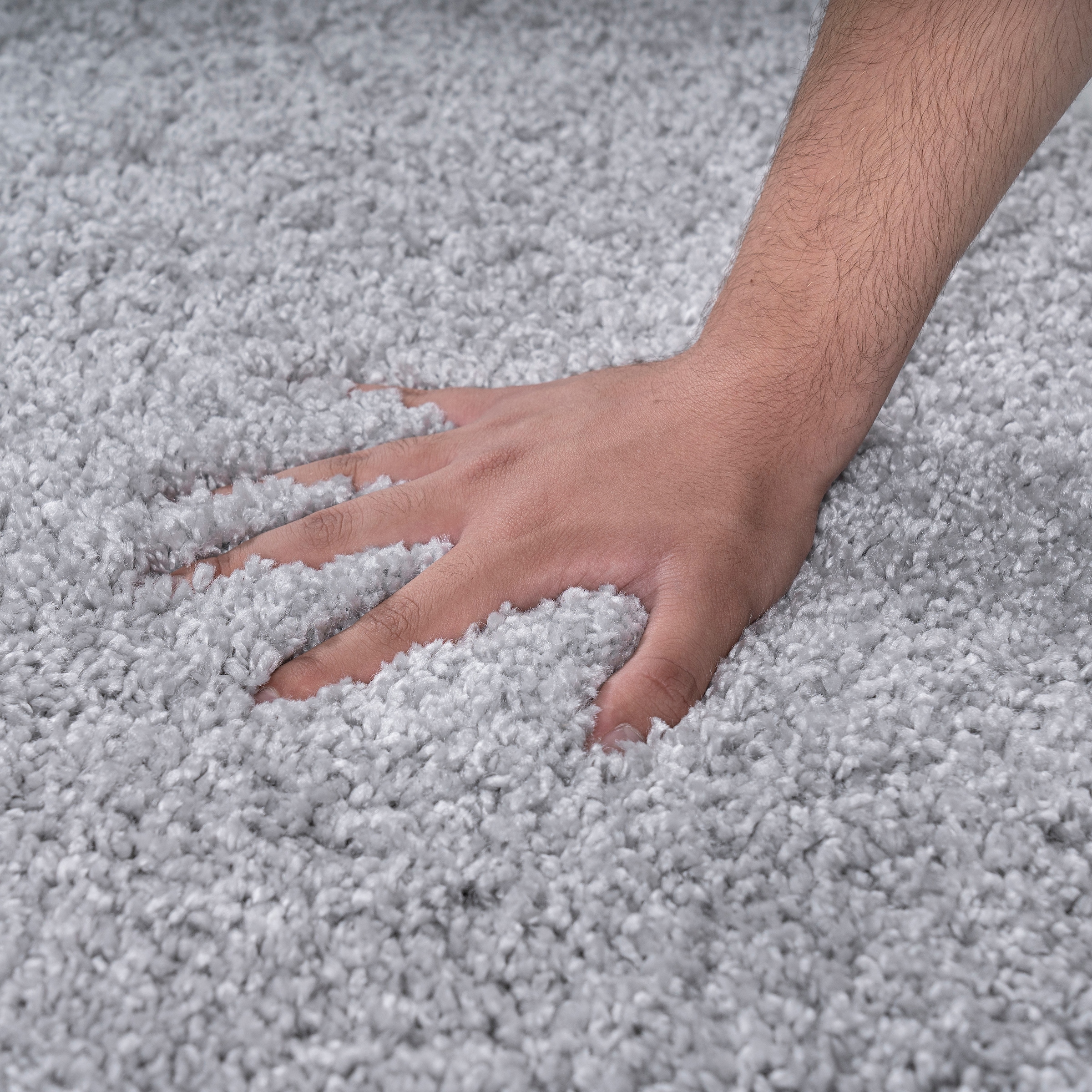 Home affaire Hochflor-Teppich »Viva«, rechteckig, 45 mm Höhe, Uni Farben, einfarbig, besonders weich und kuschelig