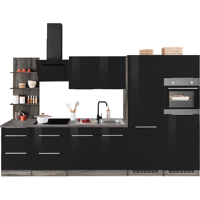 HELD MÖBEL Küchenzeile »Brindisi«, mit E-Geräten, Breite 330 cm auf Raten  kaufen