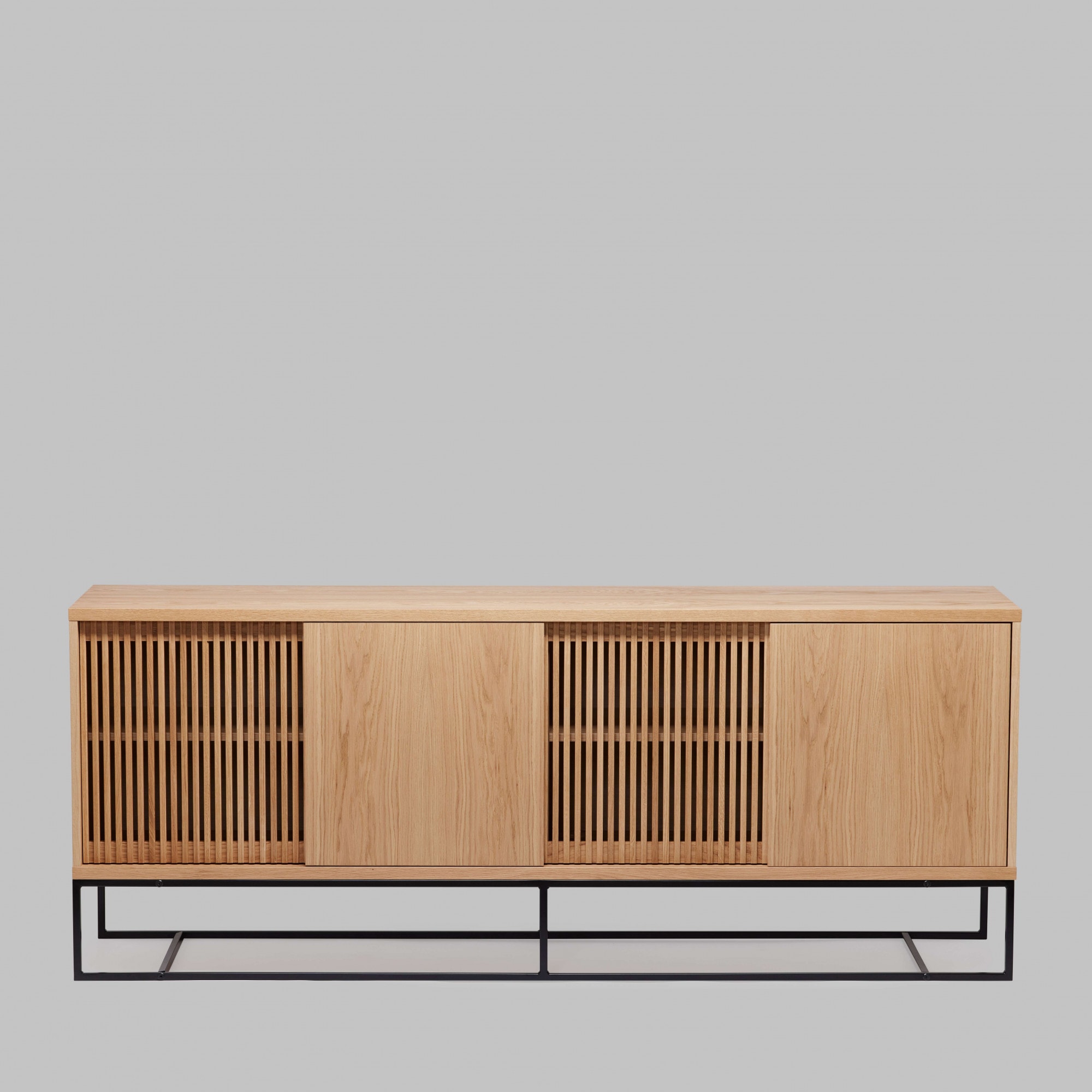 Woodman Sideboard »Ende«, Kommode, teilmassiv, Metallfüße, Breite 188 cm