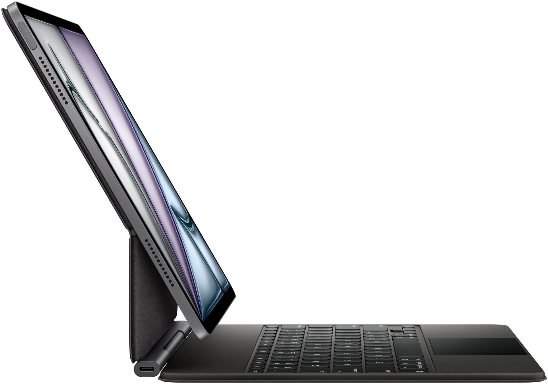 Apple Tablet-Tastatur »Magic Keyboard für das 13" iPad Air (M3)« (Angenehmes Tippen | Funktionstasten | Lautstärkeregler | Multimedia-Tasten | Touchpad | USB-Anschluss)