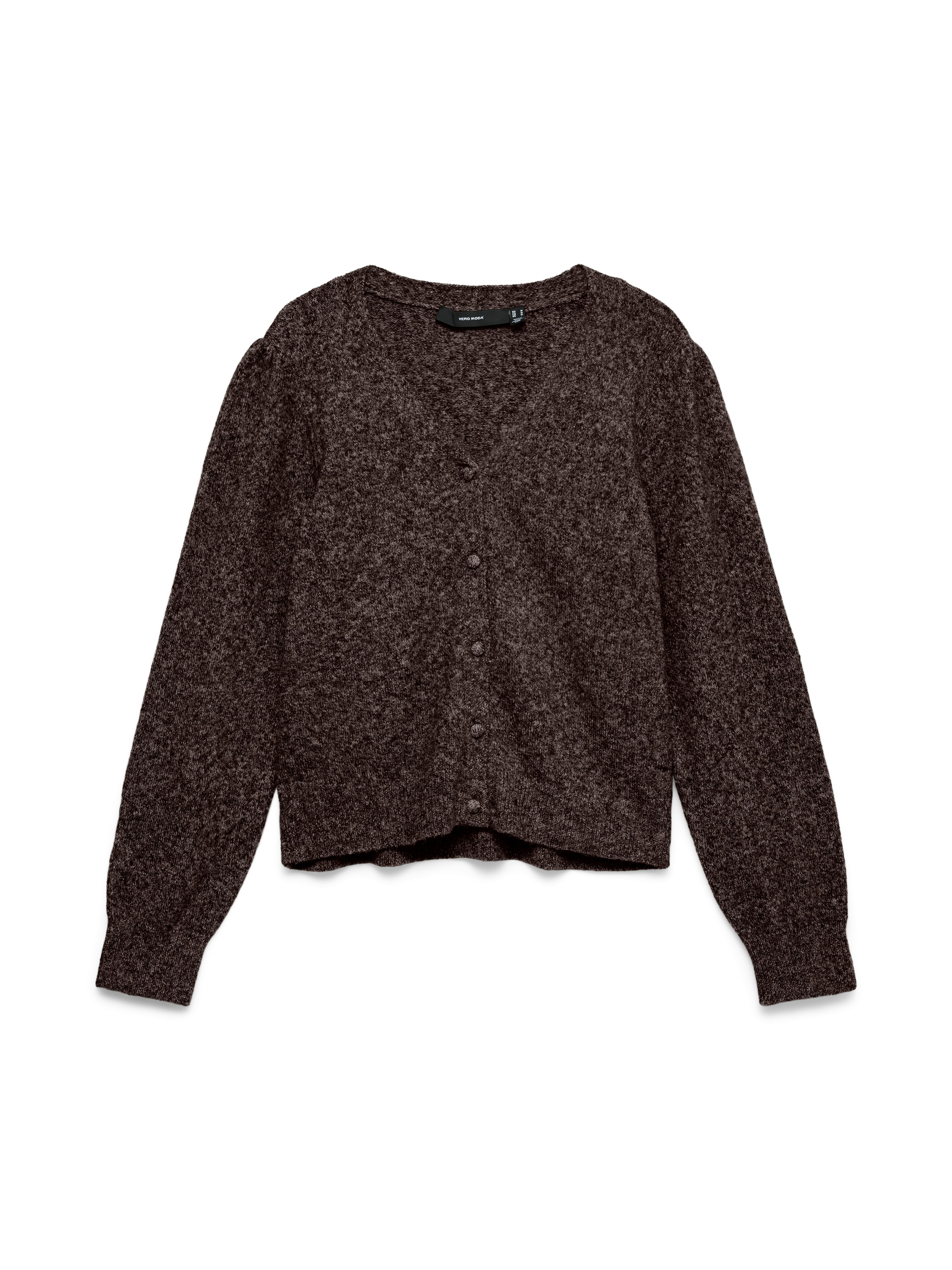 Vero Moda Strickjacke »VMDOFFY LS V-NECK CARDIGAN NOOS« Materialmix