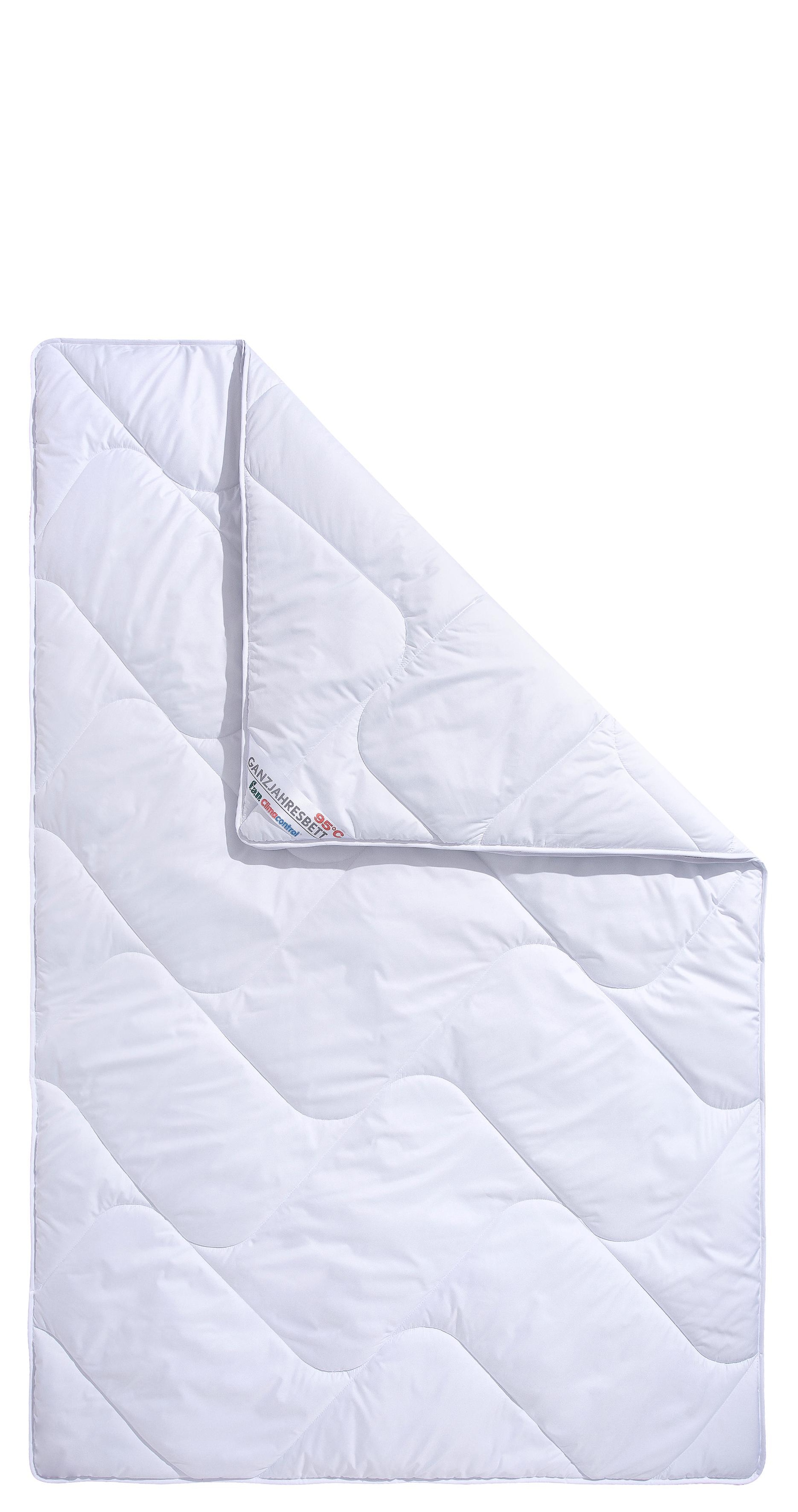 fan Microfaserbettdecke »Climacontrol®, Bettdecke in 135x200, 155x220 cm und weiteren Größen«, warm, Bezug Microfaser, (1 St.), mit optimierter Klimafunktion durch Lüftungsband