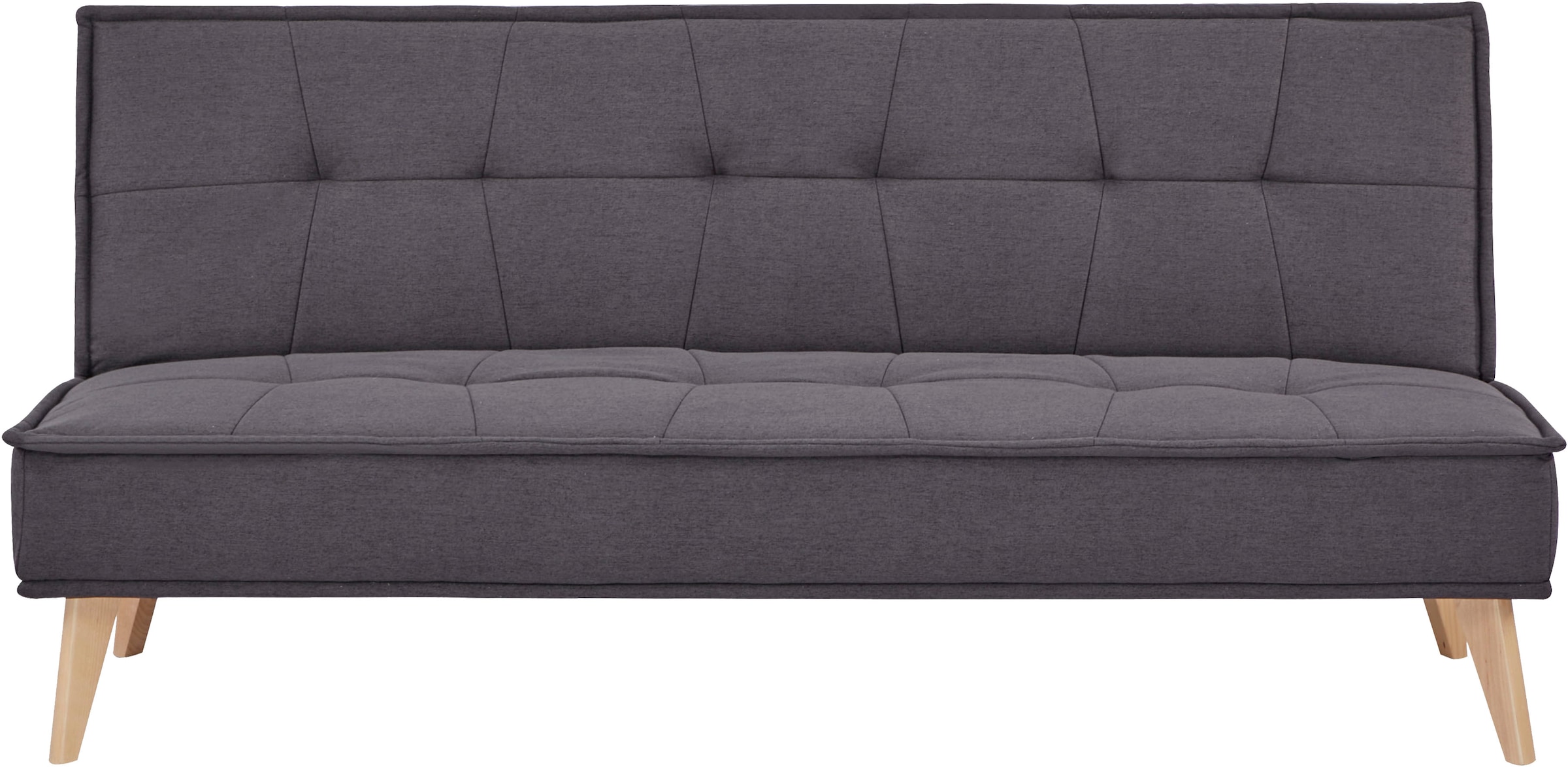 INOSIGN Schlafsofa »MENDOTA, 181 cm, 3-Sitzer mit Schlaffunktion,«, verstellbarer Rückenlehne, Klappmechanismus, Webstoff