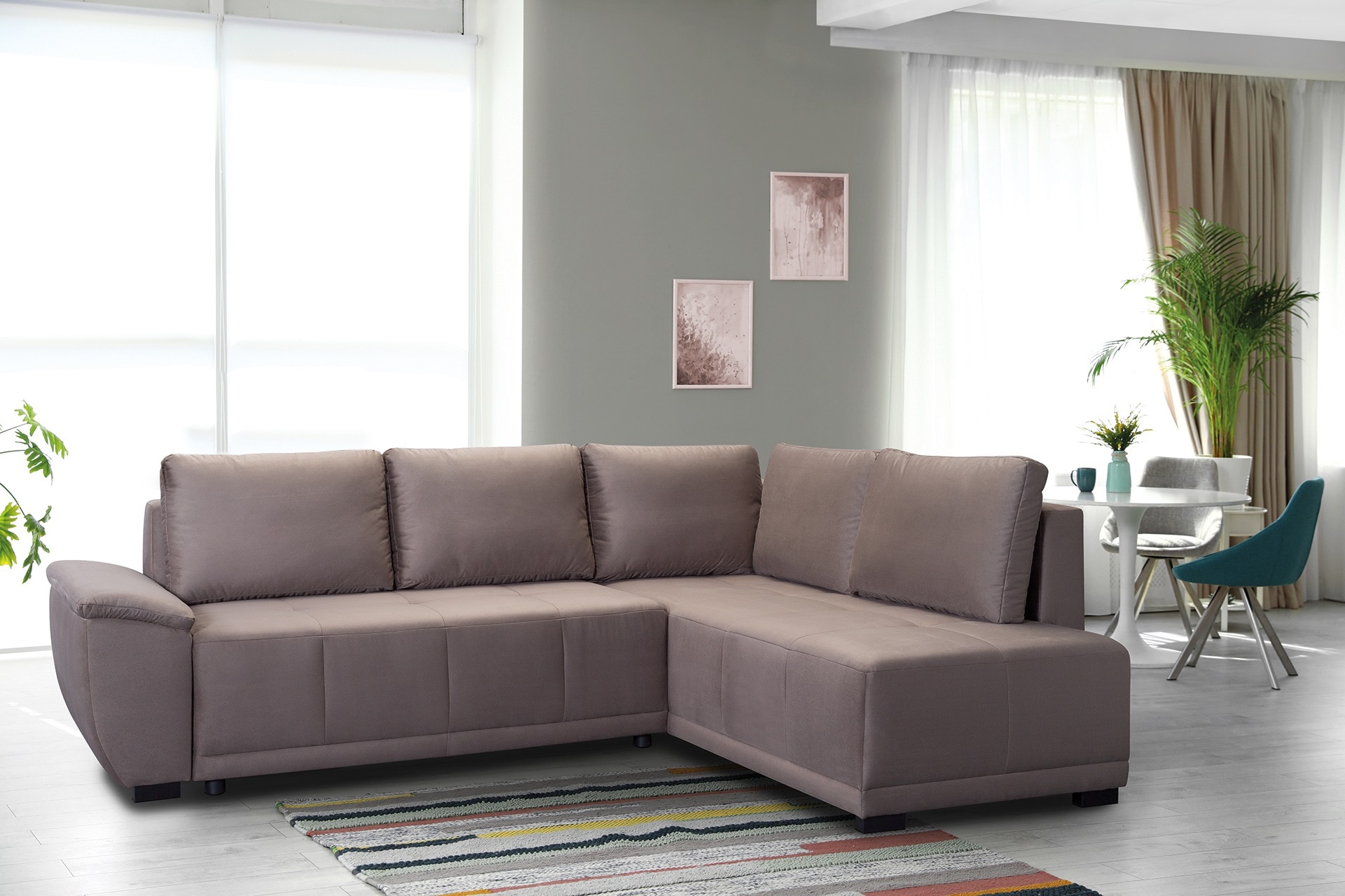 bequem Ottomane sofa Schlaffunktion exxpo Ecksofa, fashion 5 - Bettkasten, beidseitig, bestellen & Rückenkissen inkl.