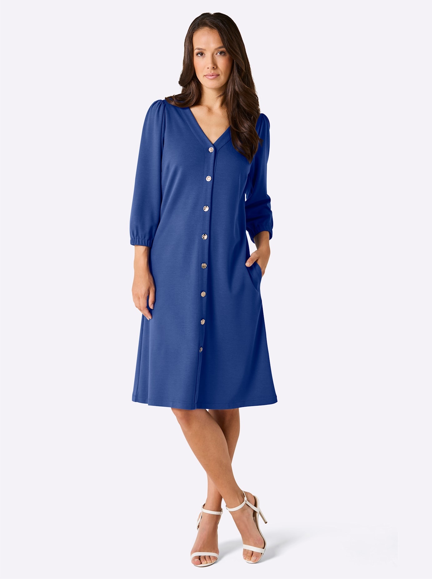 CREATION L PREMIUM Sommerkleid »Seiden-Viskose-Mix-Kleid«