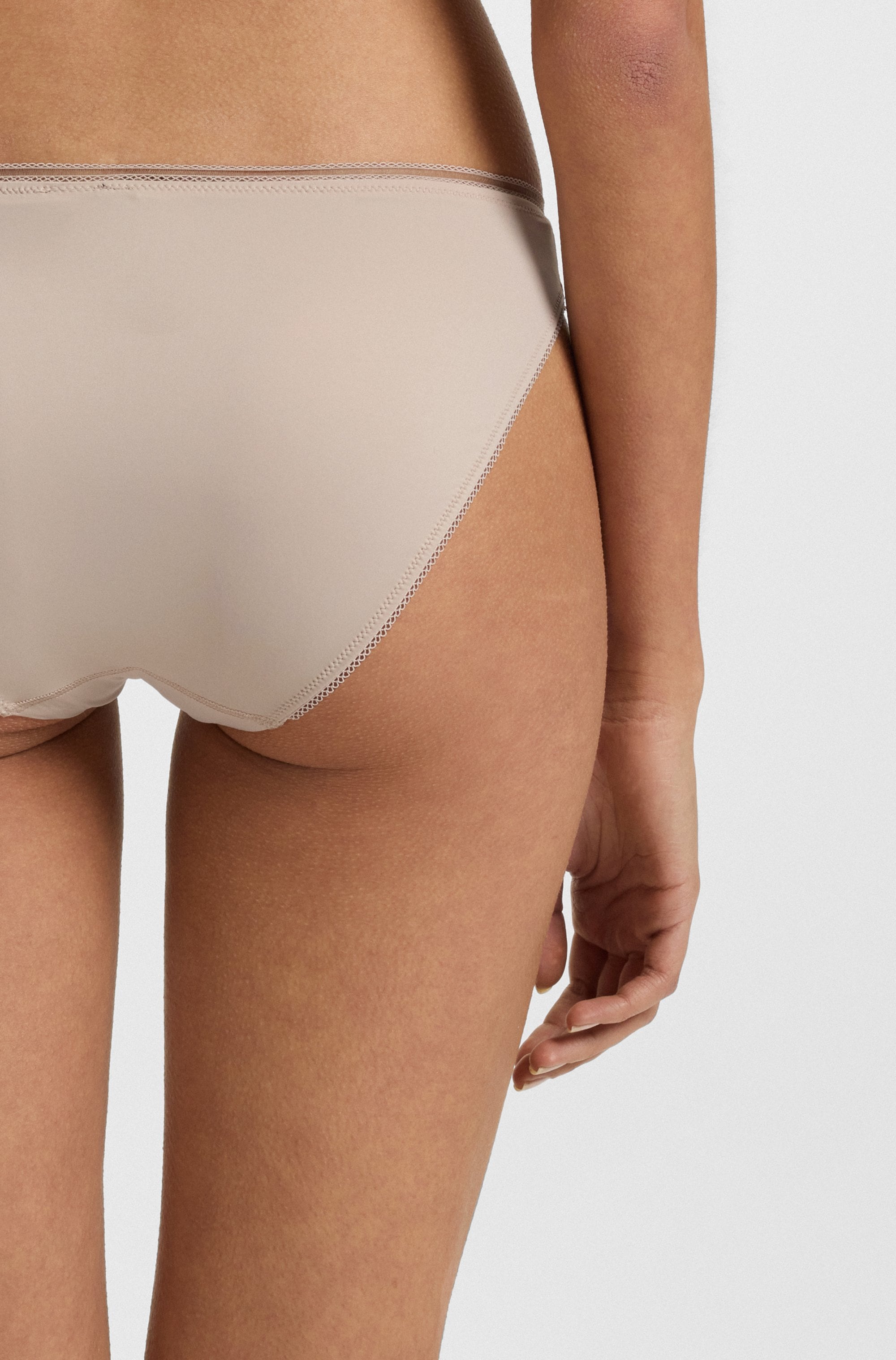 BOSS Slip »BRIEF B.PURE« mit Spitzeneinsatz