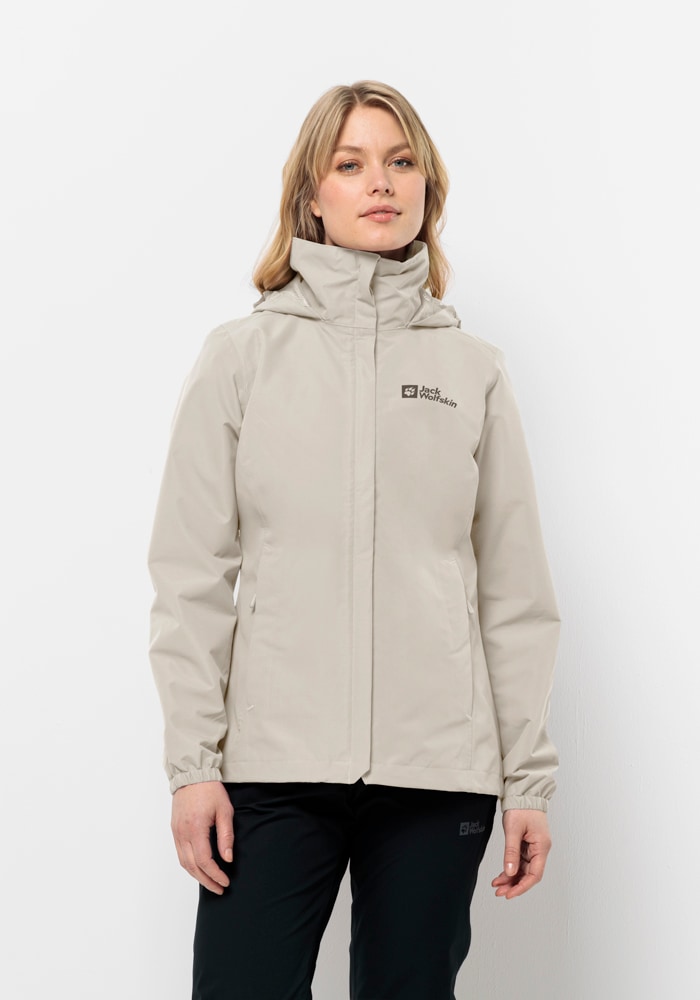 Jack Wolfskin Outdoorjacke »STORMY POINT 2L JKT W«, mit Kapuze