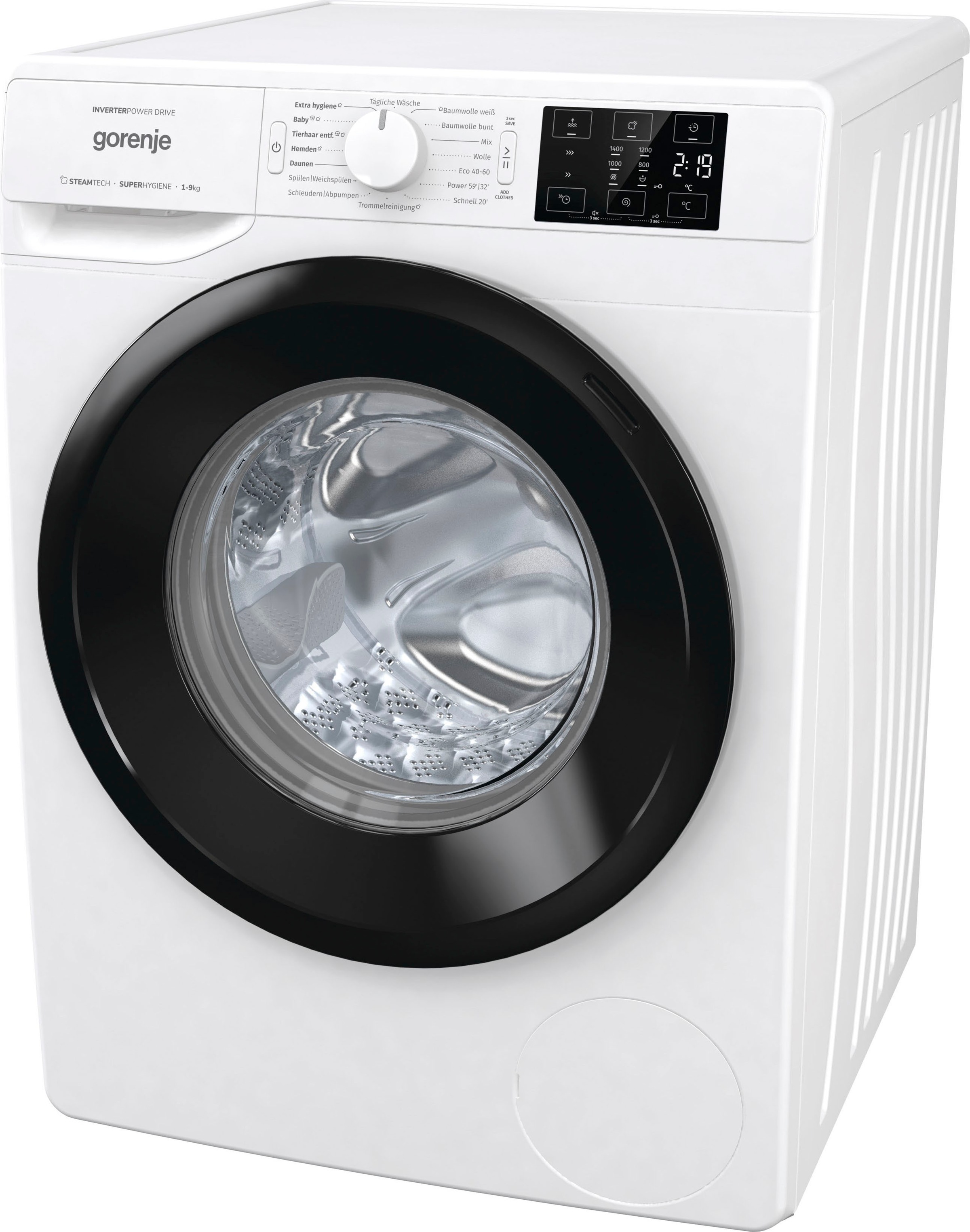 GORENJE Waschmaschine »NEI94APS«, 1400 3 Wave NEI94APS, 9 Jahren mit Garantie kg, XXL U/min