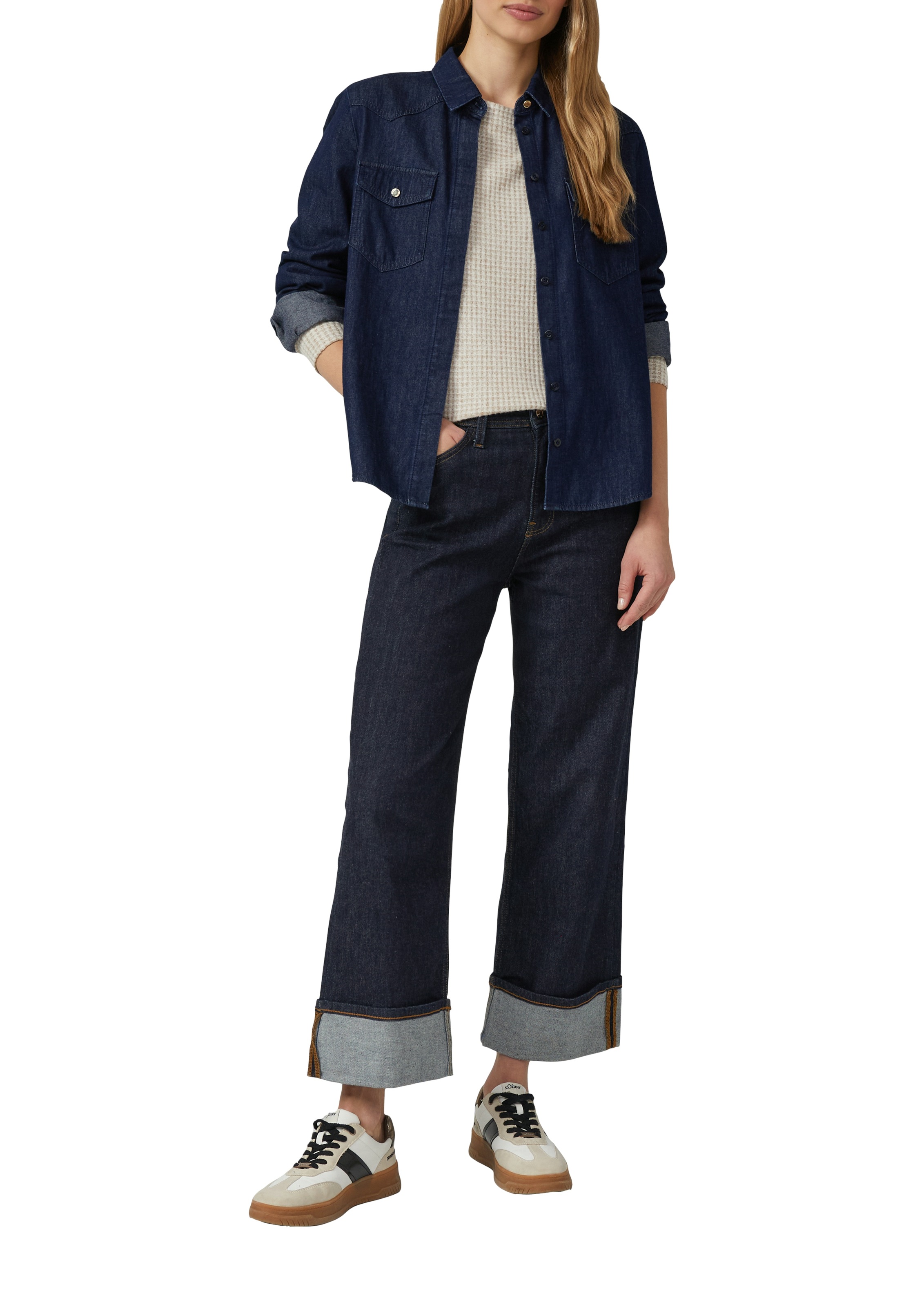 s.Oliver Langarmshirt , mit Stretchanteil
