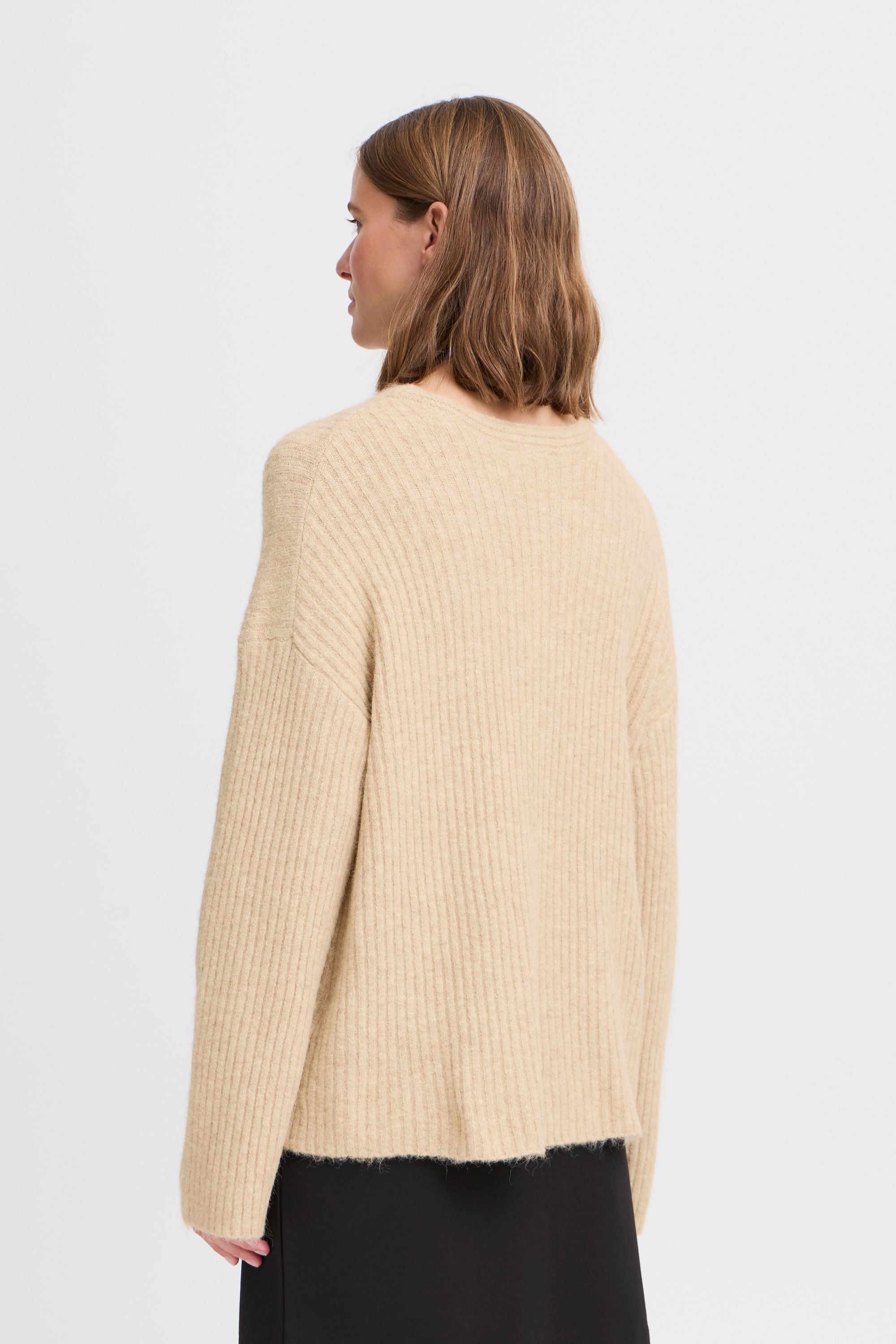 b.young Strickpullover »Strickpullover BYOMEA V-NECK JUMPER -«
