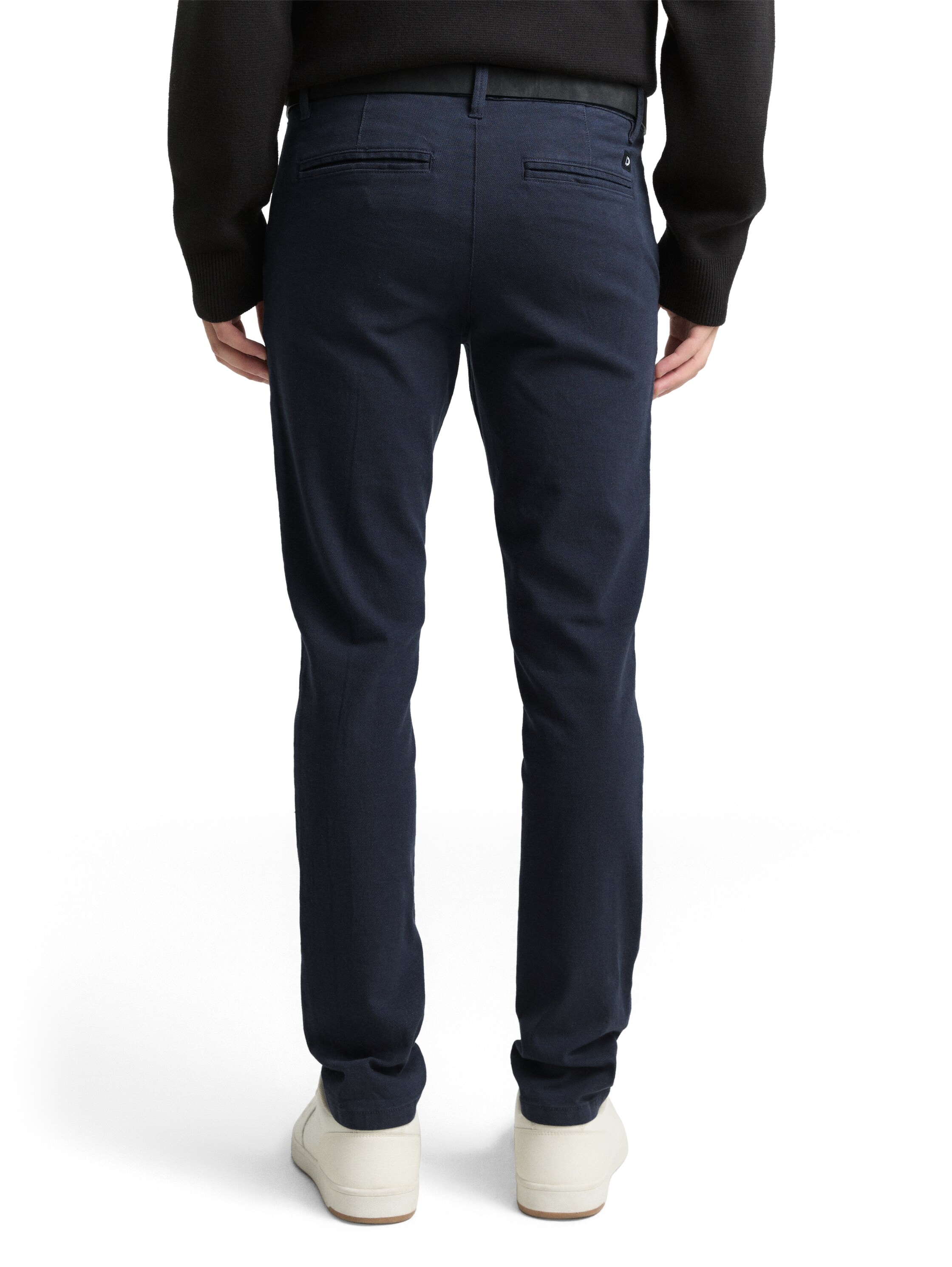 TOM TAILOR Denim Chinohose, mit Gürtel