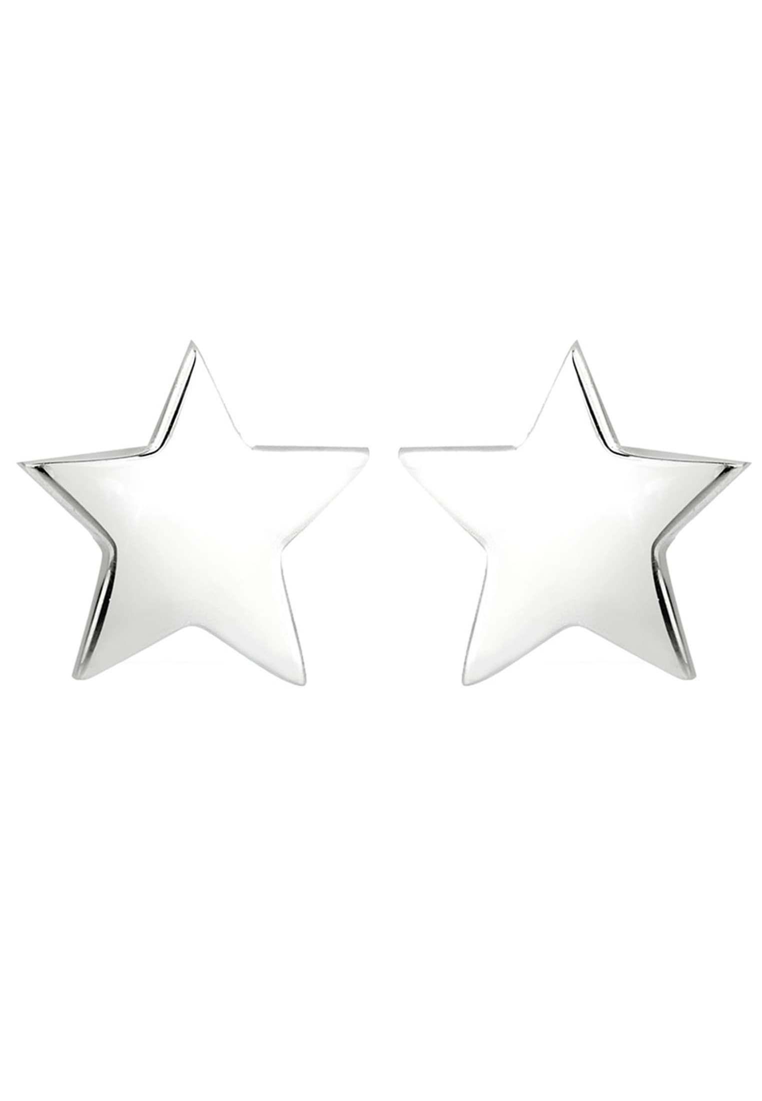 Elli Paar Ohrstecker »Ohrringe Stern Astro Trend Filigran Basic 925 Silber«