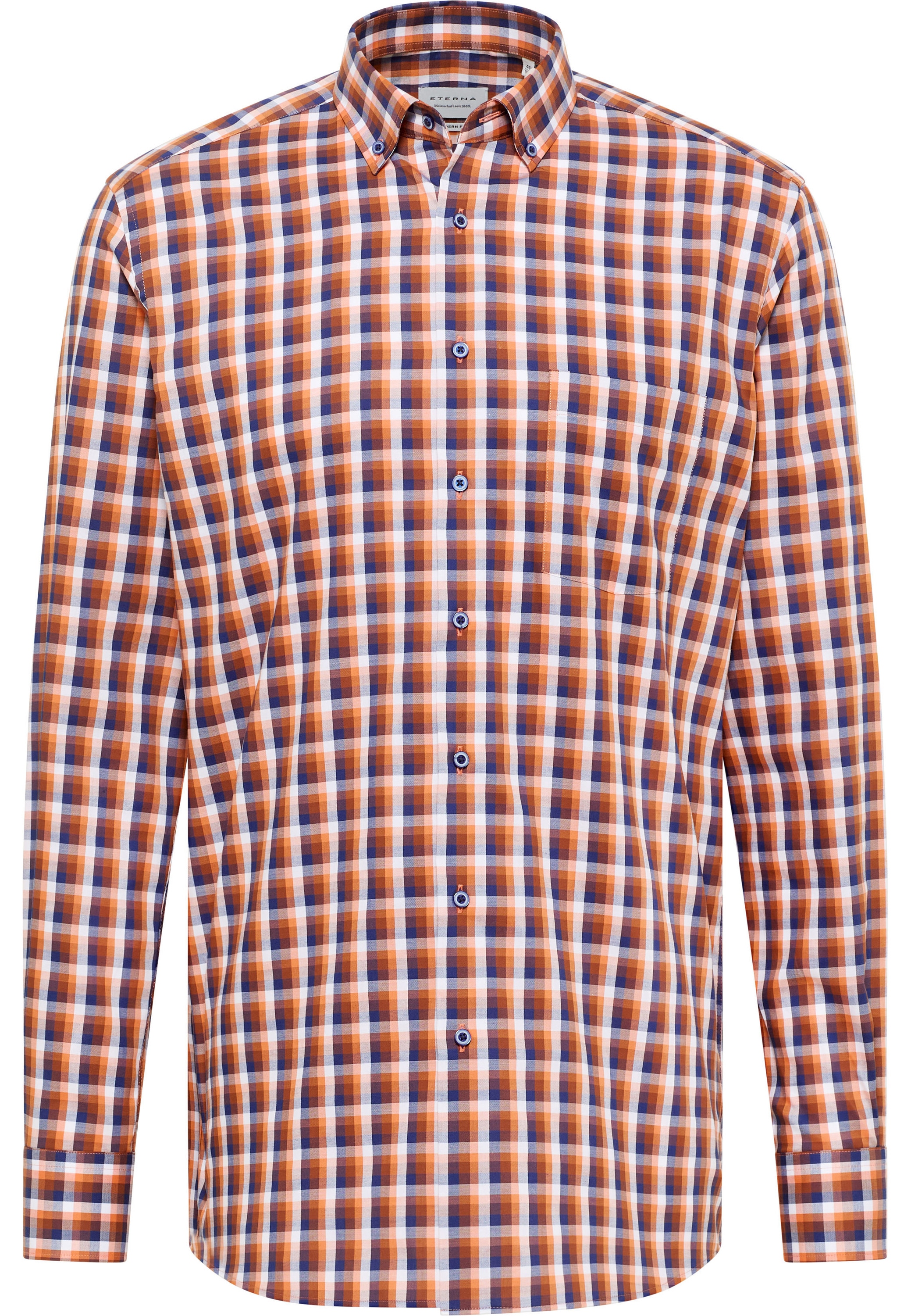 Eterna Langarmhemd »MODERN FIT« NON IRON (bügelfrei)