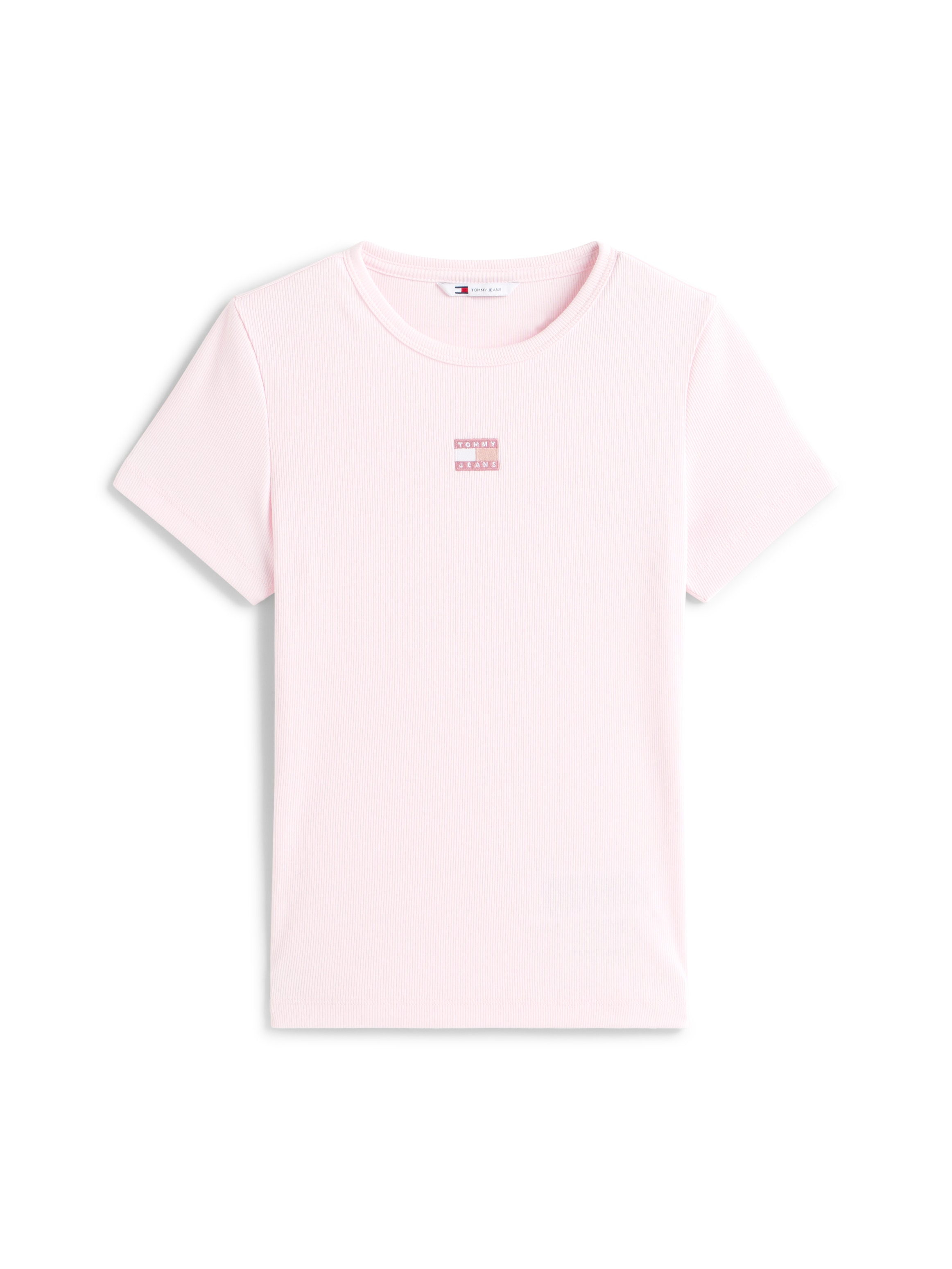 Tommy Jeans Kurzarmshirt »TJW SLIM BADGE RIB TEE« mit gerippter Struktur