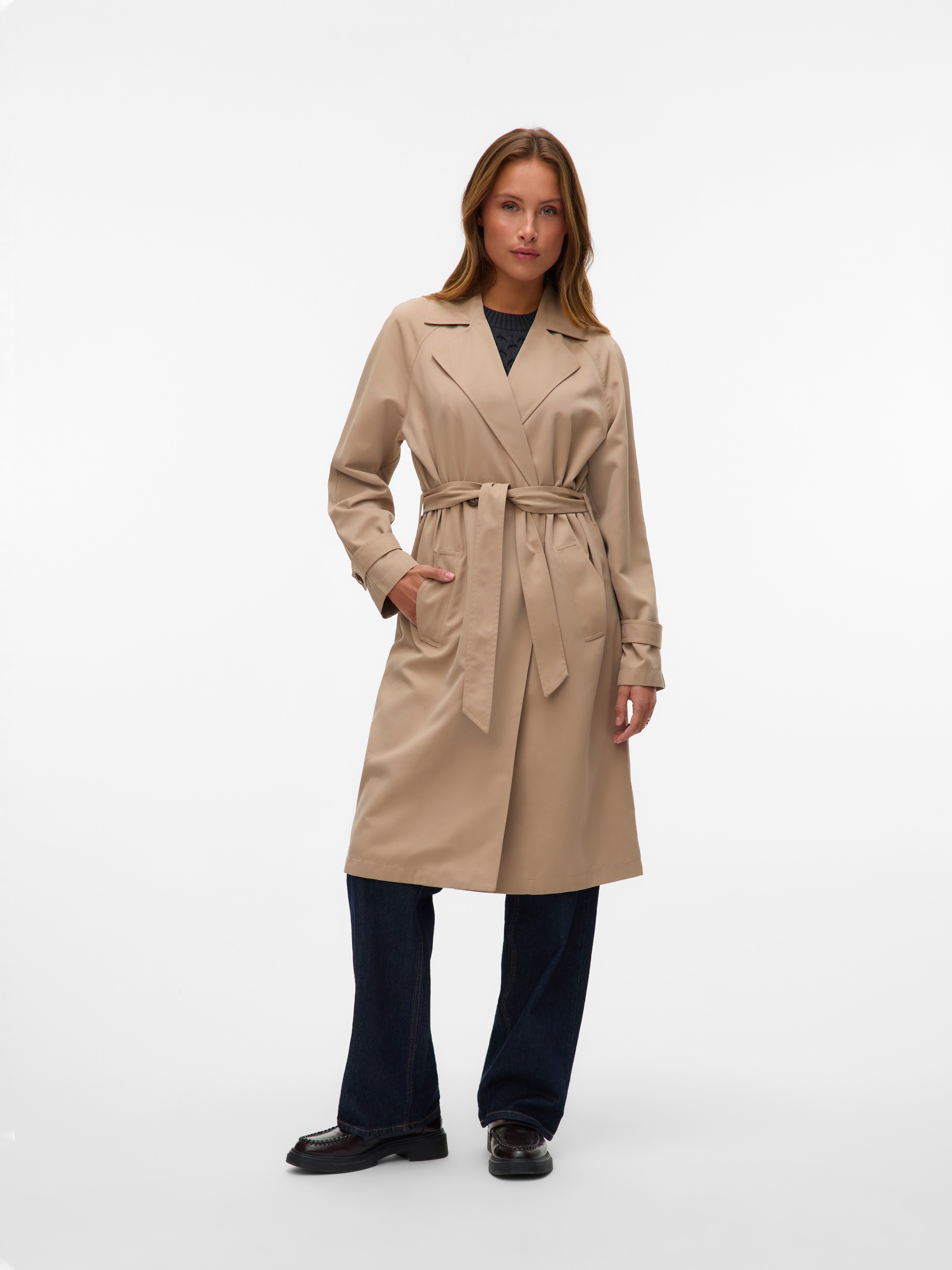 Vero Moda Trenchcoat »VMLOU LONG TRENCHCOAT NOOS«