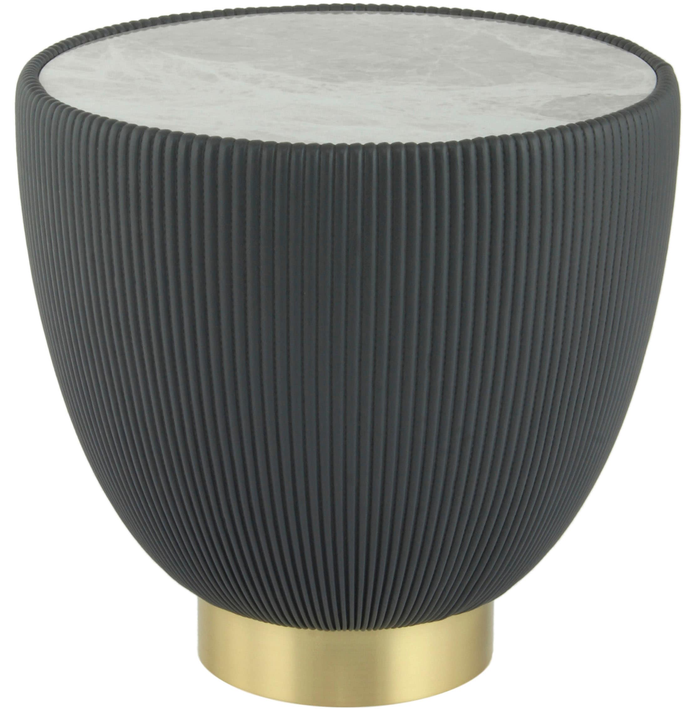 Kayoom Beistelltisch »Jokai 125, praktische Ablagefläche, robust, Eisengestell« 1 Stk. tlg. dekorativ, stilvoll, robust, gesinterte Steinplatte