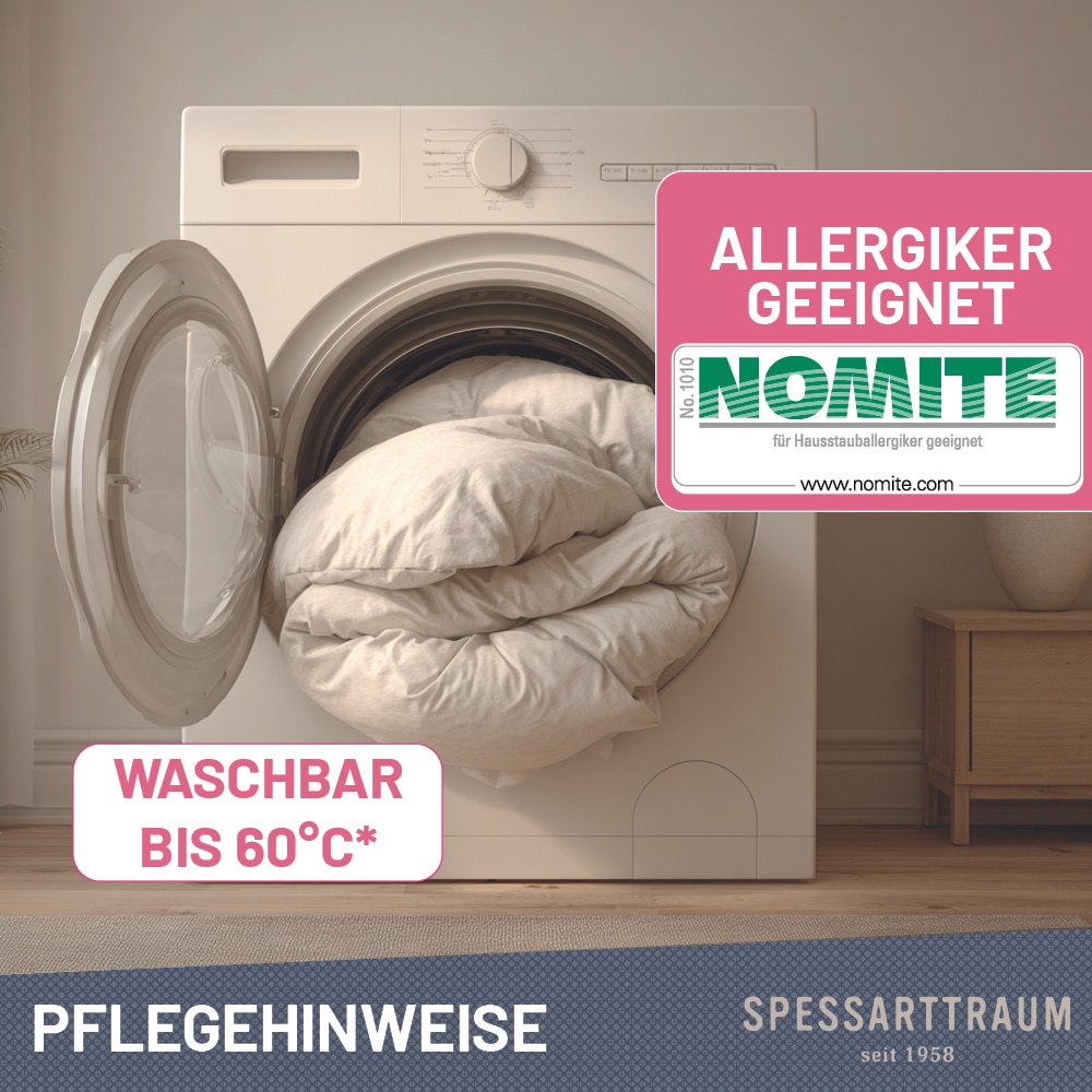 SPESSARTTRAUM 3-Kammer-Kopfkissen »Exklusiv«, Füllung: 90% Daunen / 10% Federn (Außenkammern) und 100% Federn (Innenkammer), Bezug: feiner Daunenbatist, 100% Baumwolle, (1 St.), Kissen vom Hohenstein Institute ausgezeichnet